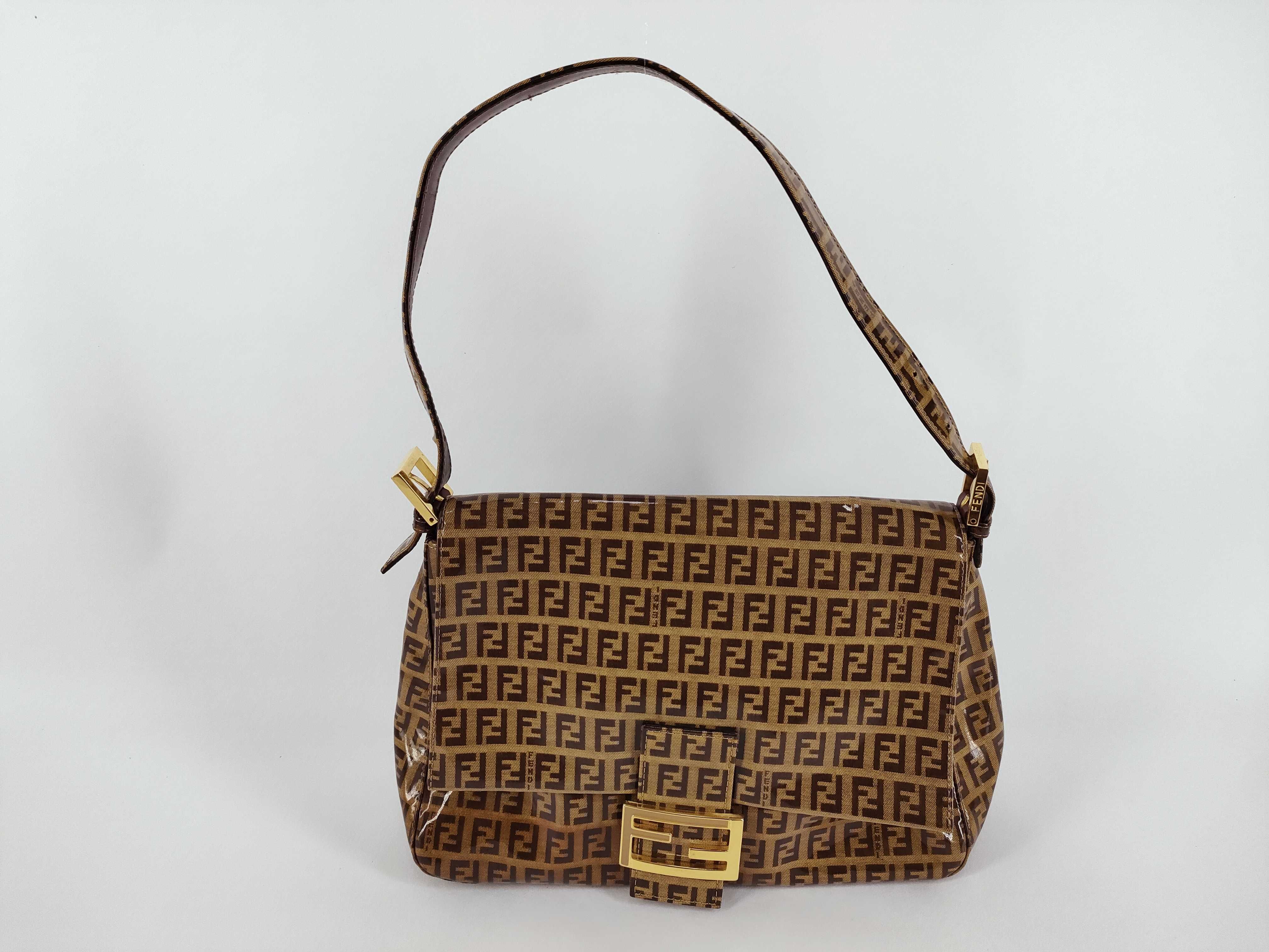 Zucca Pattern Fendi Zucchino Mamma Bucket Shoulder Bag