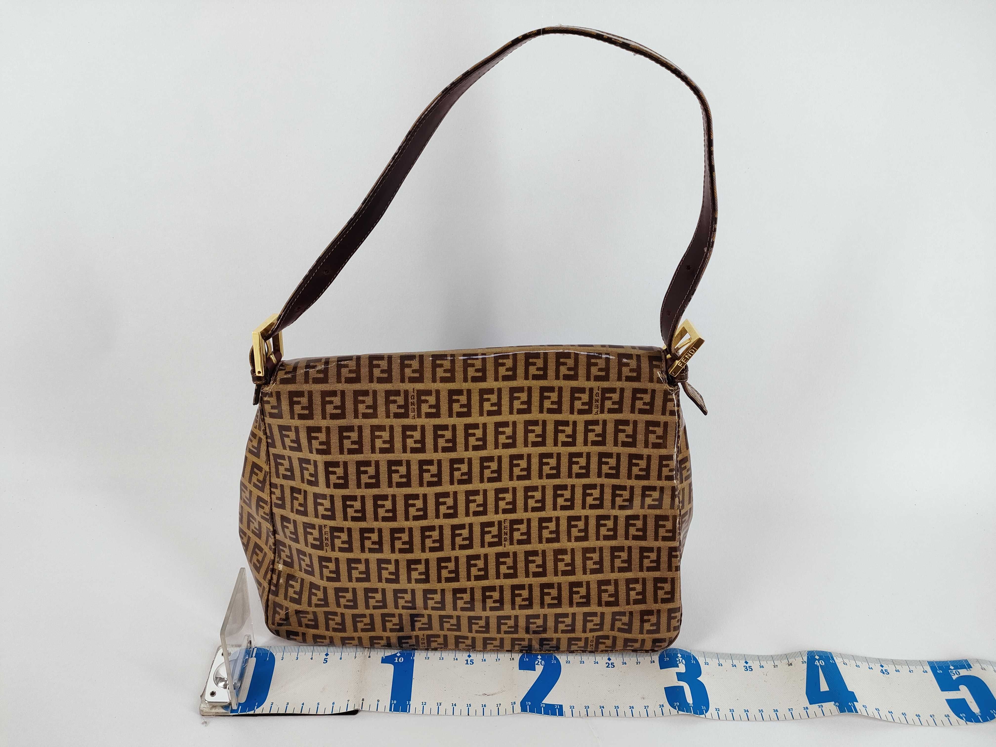 Zucca Pattern Fendi Zucchino Mamma Bucket Shoulder Bag — view 2