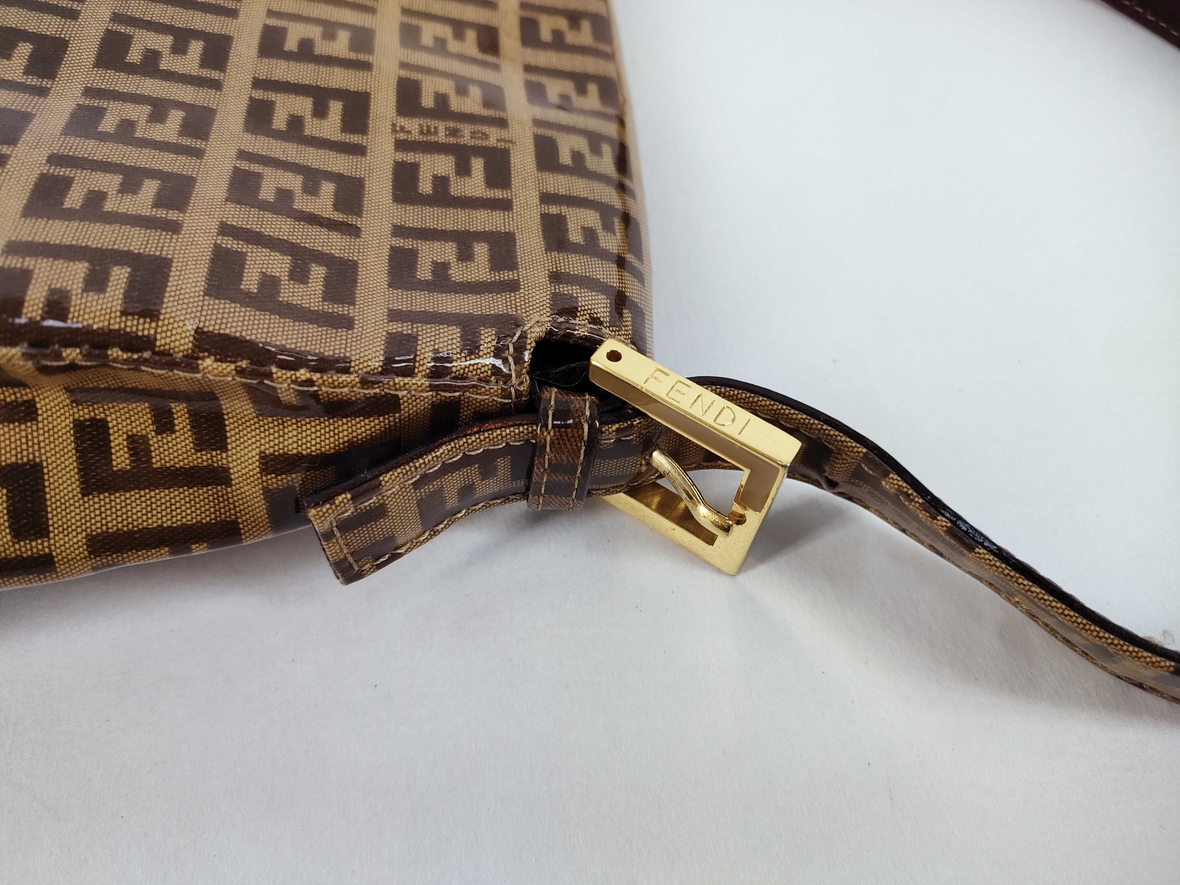 Zucca Pattern Fendi Zucchino Mamma Bucket Shoulder Bag — view 5