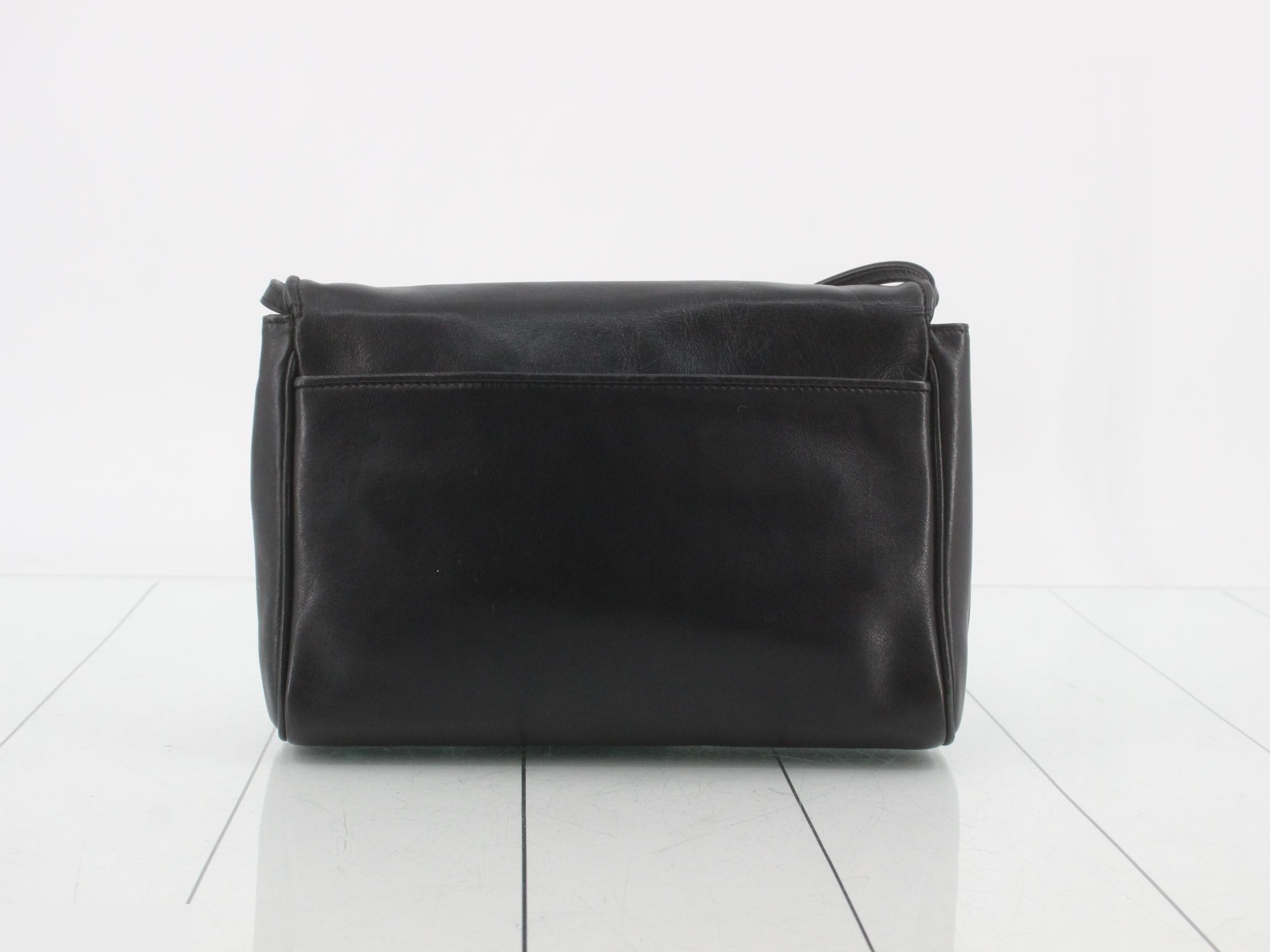 Triomphe Leather Shoulder Bag — view 2