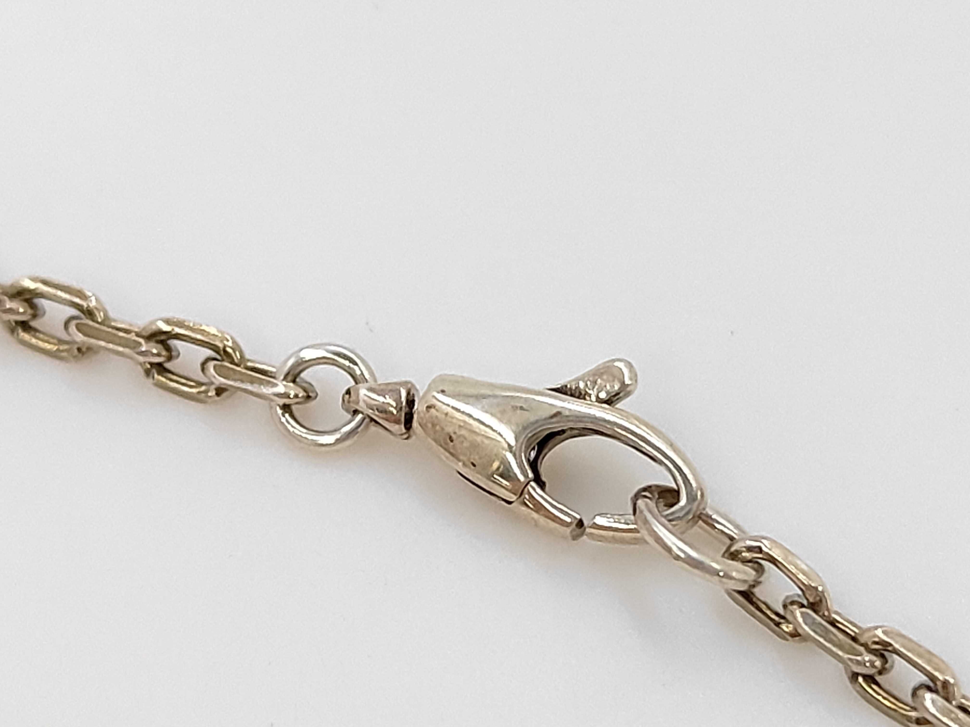 Interlocking G Heart Necklace SV925 8.4 — view 3
