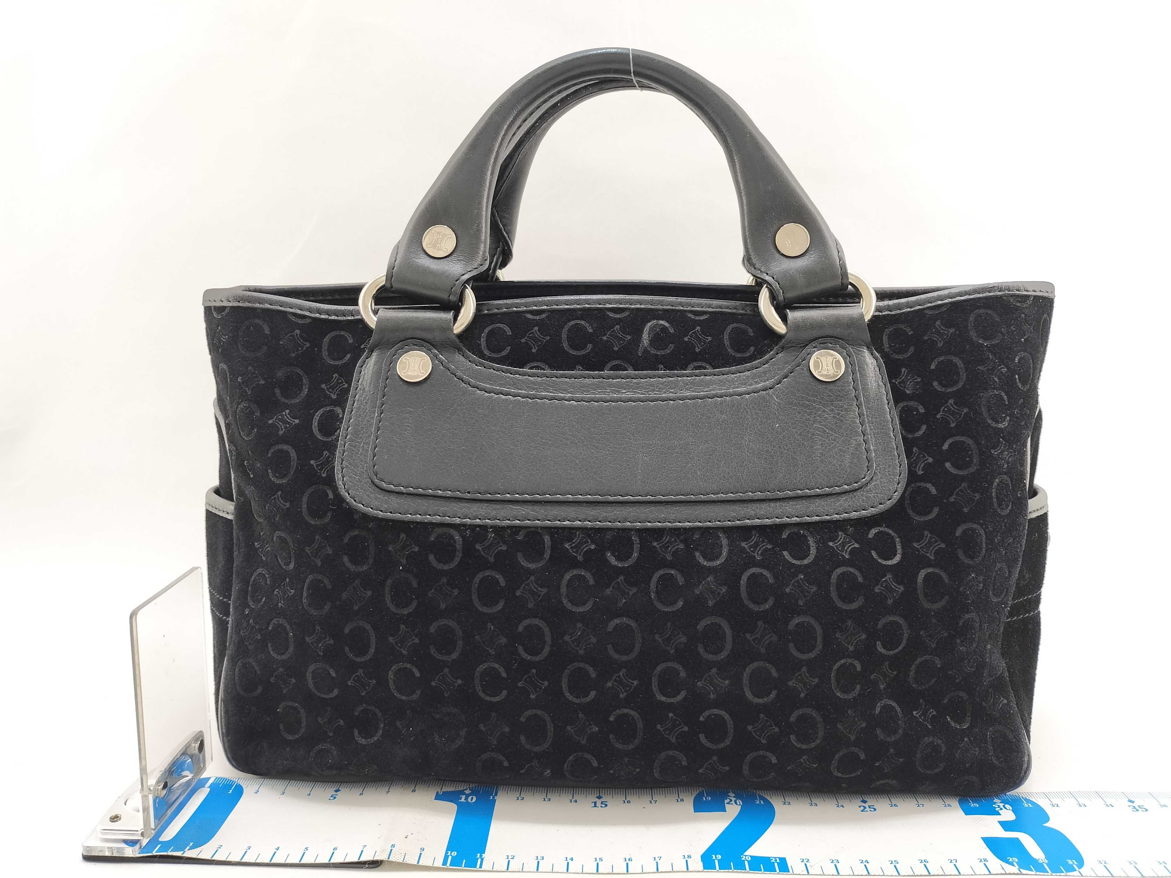 Boogie Bag Suede C Macadam Black Handbag — view 2