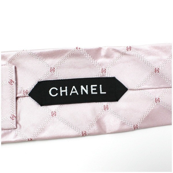 silk tie, pink — view 3