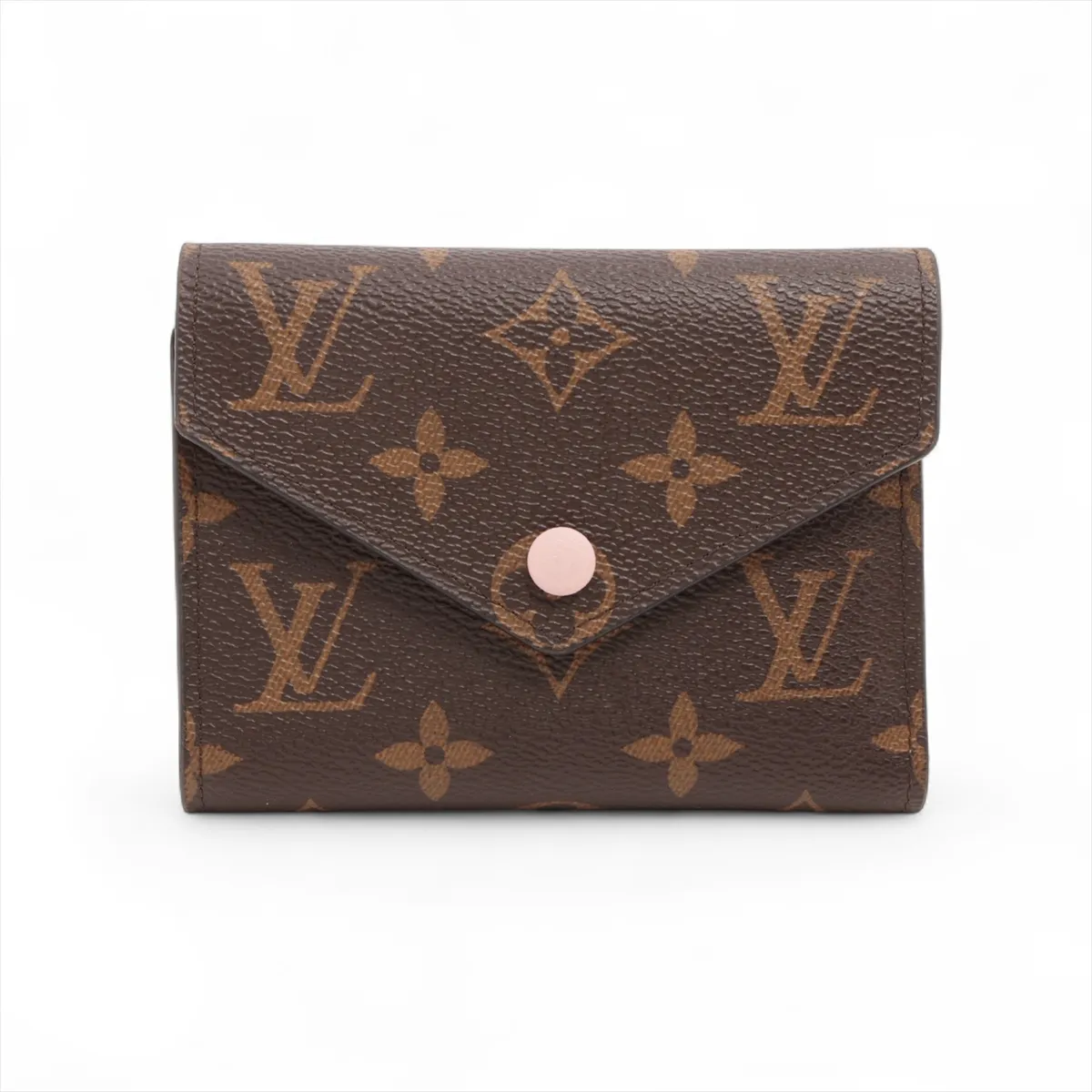 Monogram Portefeuille Victorine M62360 SF0149 Rose Ballerine Compact Wallet