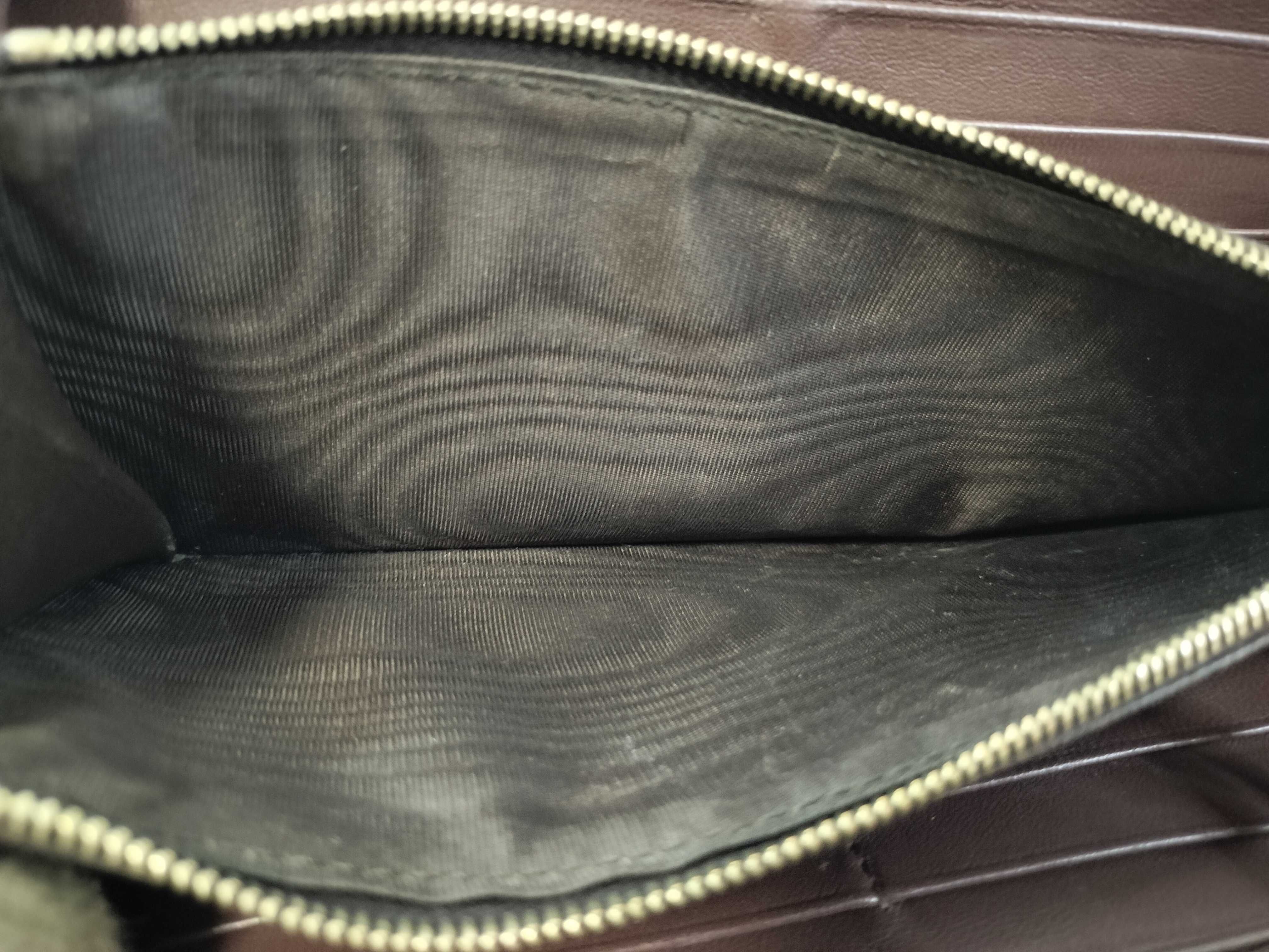 Intrecciato Long Wallet, Round Zip Wallet — view 12