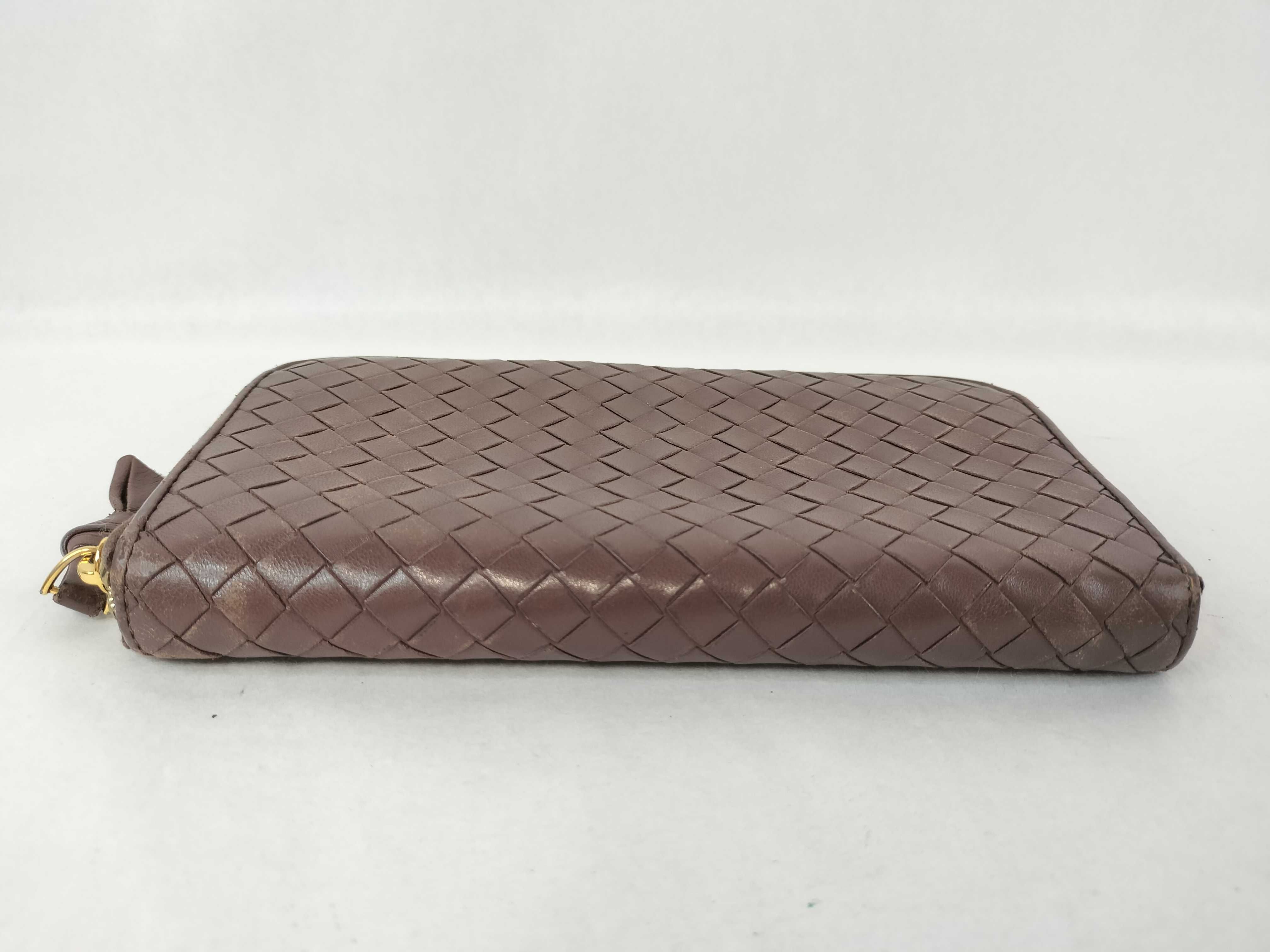 Intrecciato Long Wallet, Round Zip Wallet — view 4