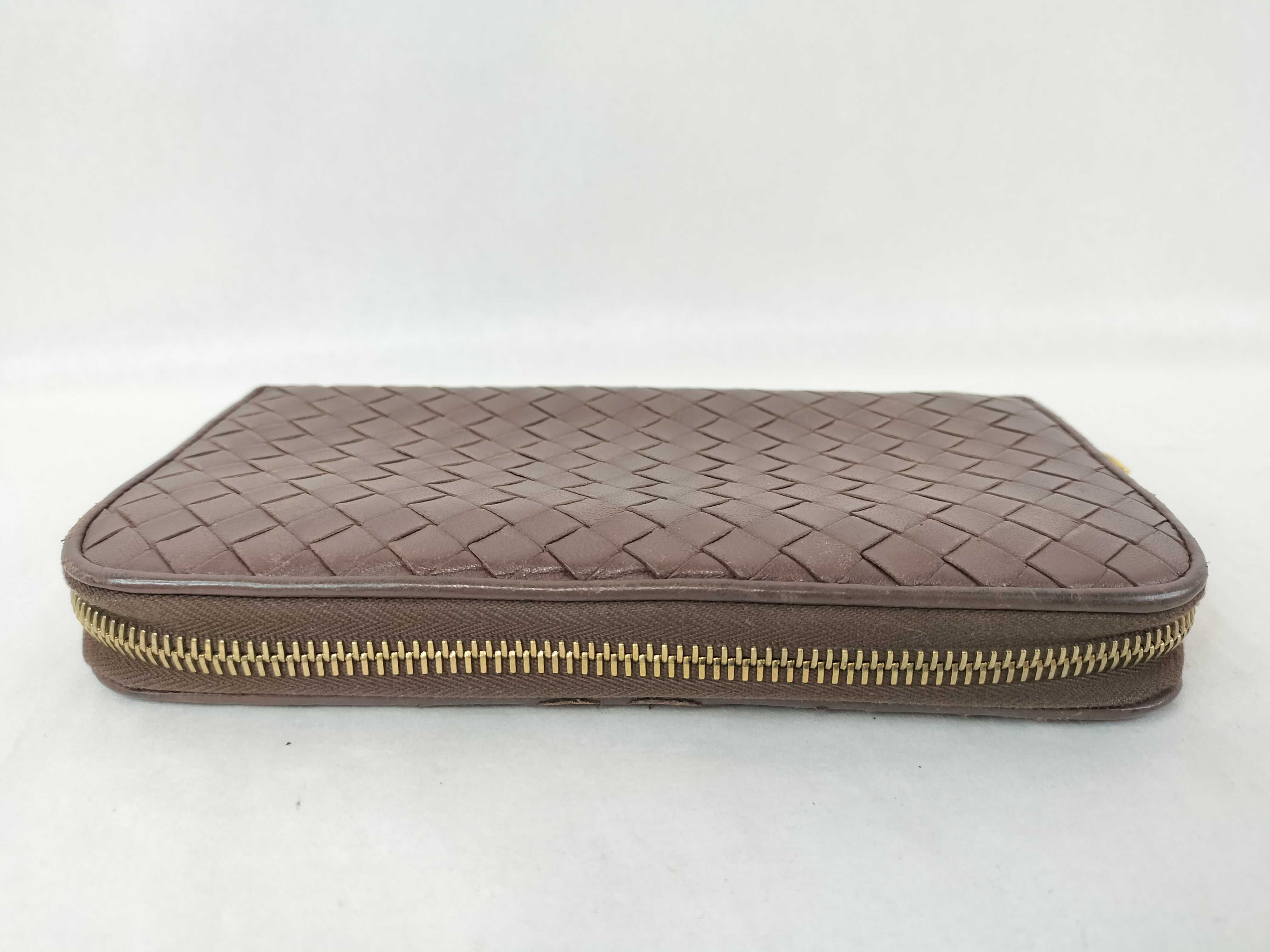 Intrecciato Long Wallet, Round Zip Wallet — view 6