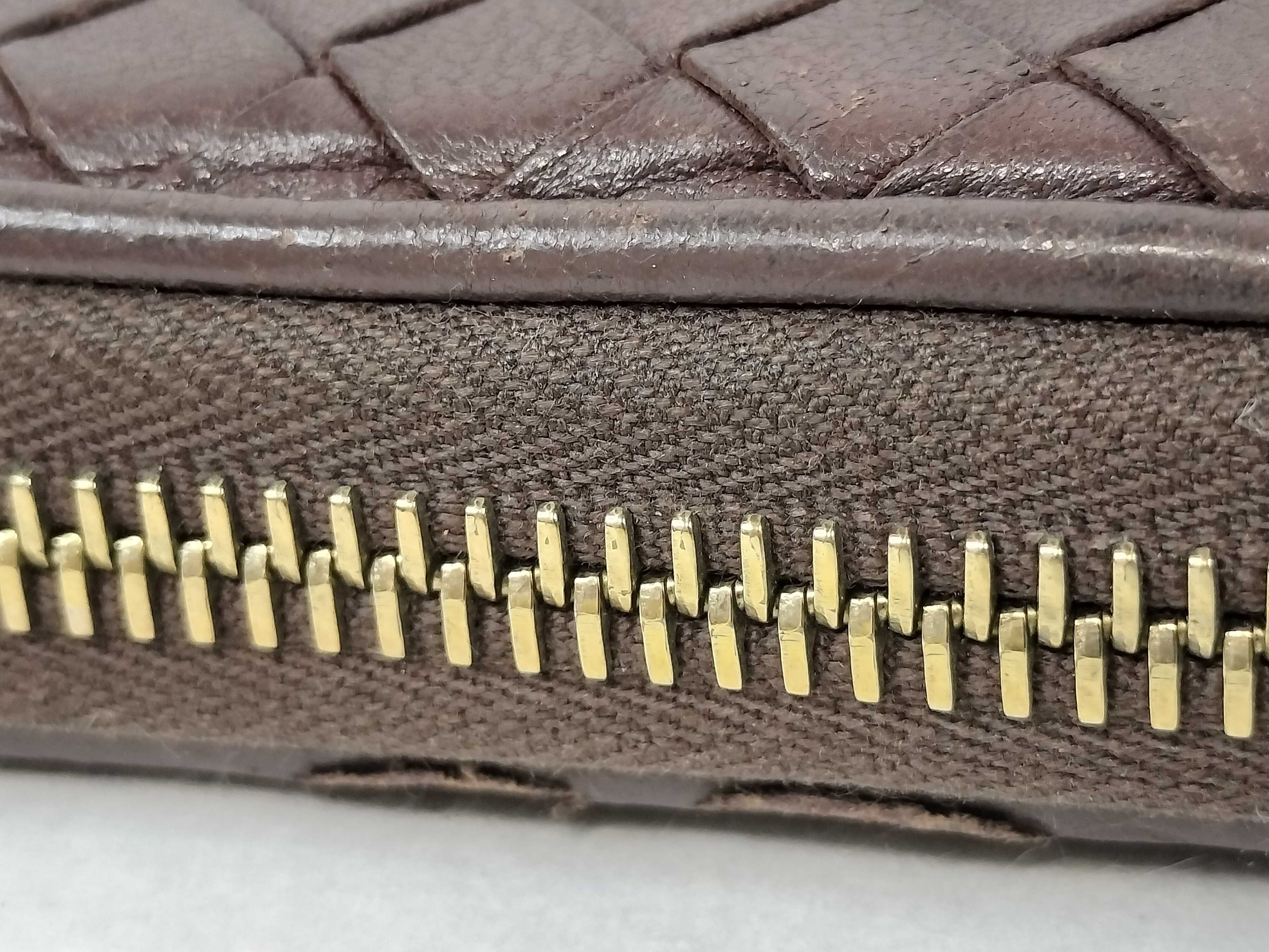 Intrecciato Long Wallet, Round Zip Wallet — view 9