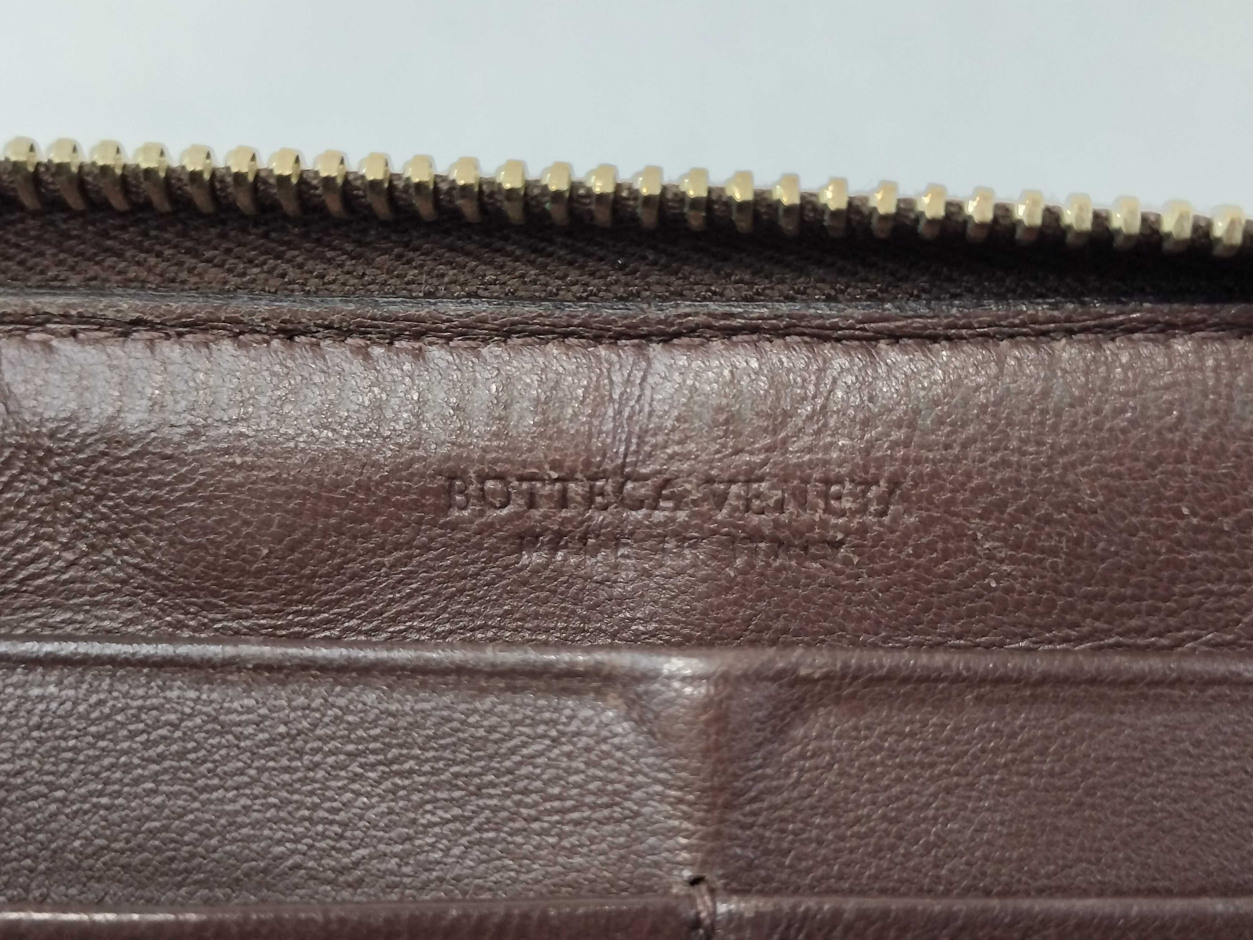 Intrecciato Long Wallet, Round Zip Wallet — view 10