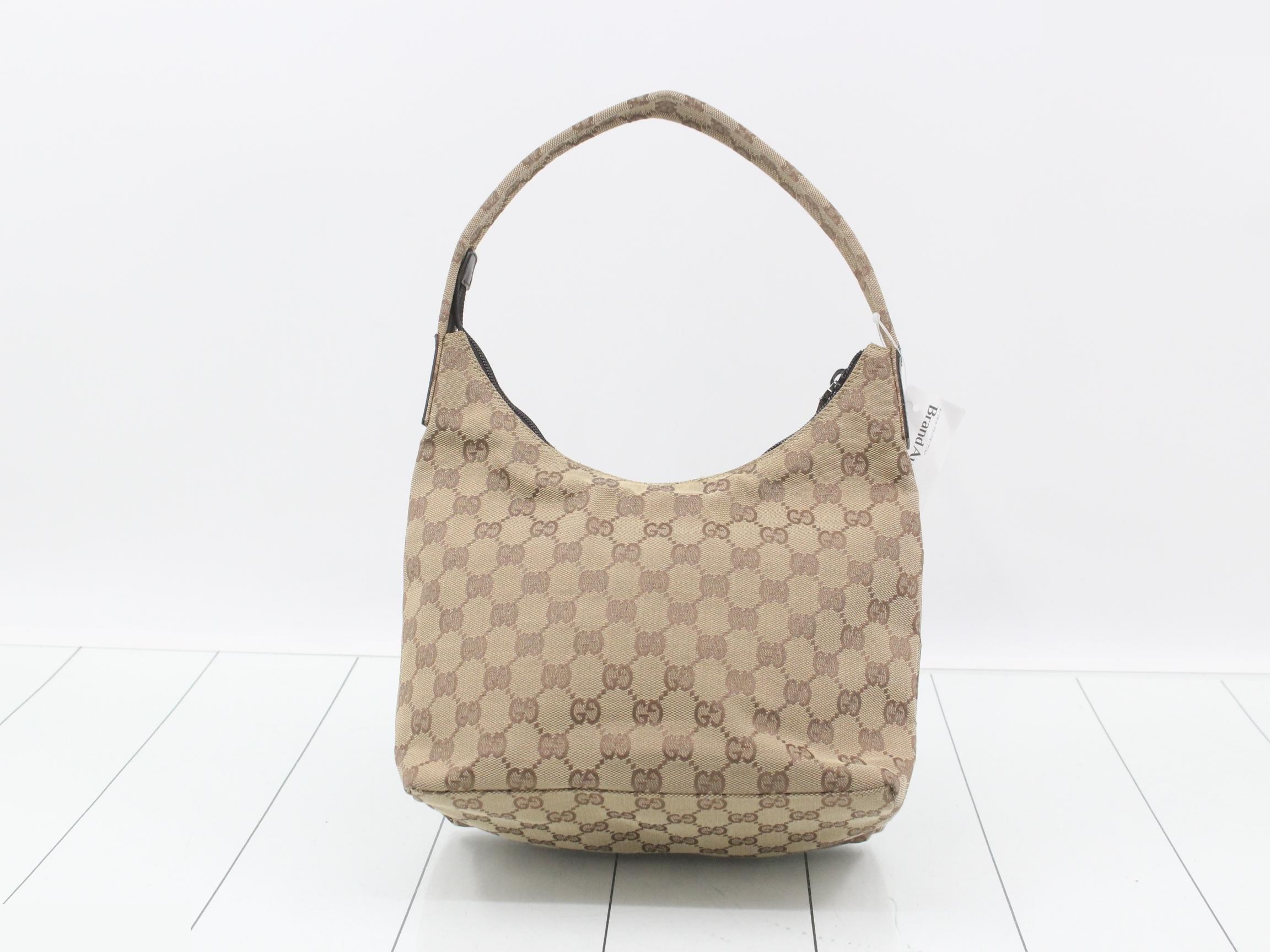 One-shoulder bag, GG canvas — view 2
