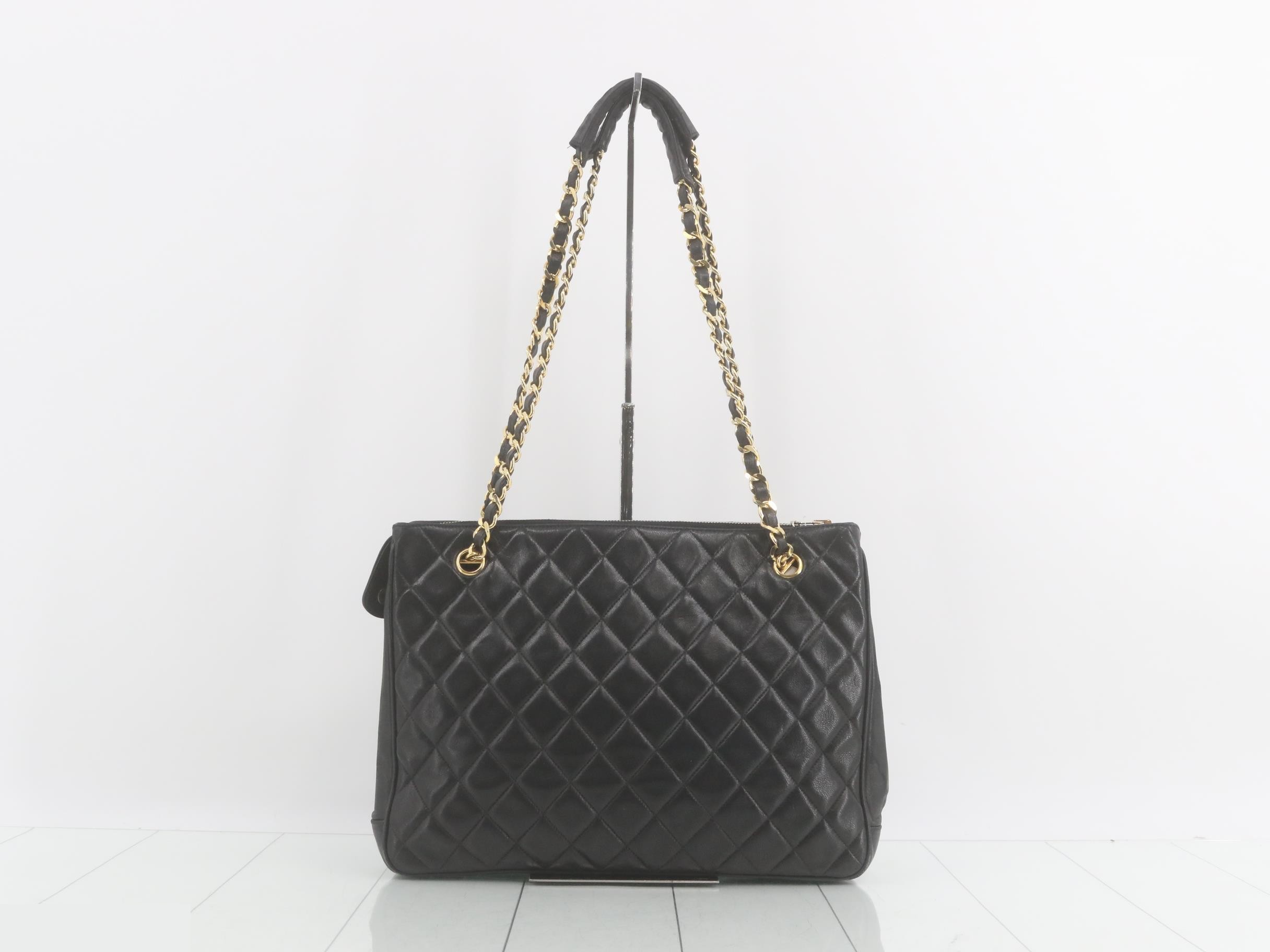 Matelassé Chain Tote Bag — view 2