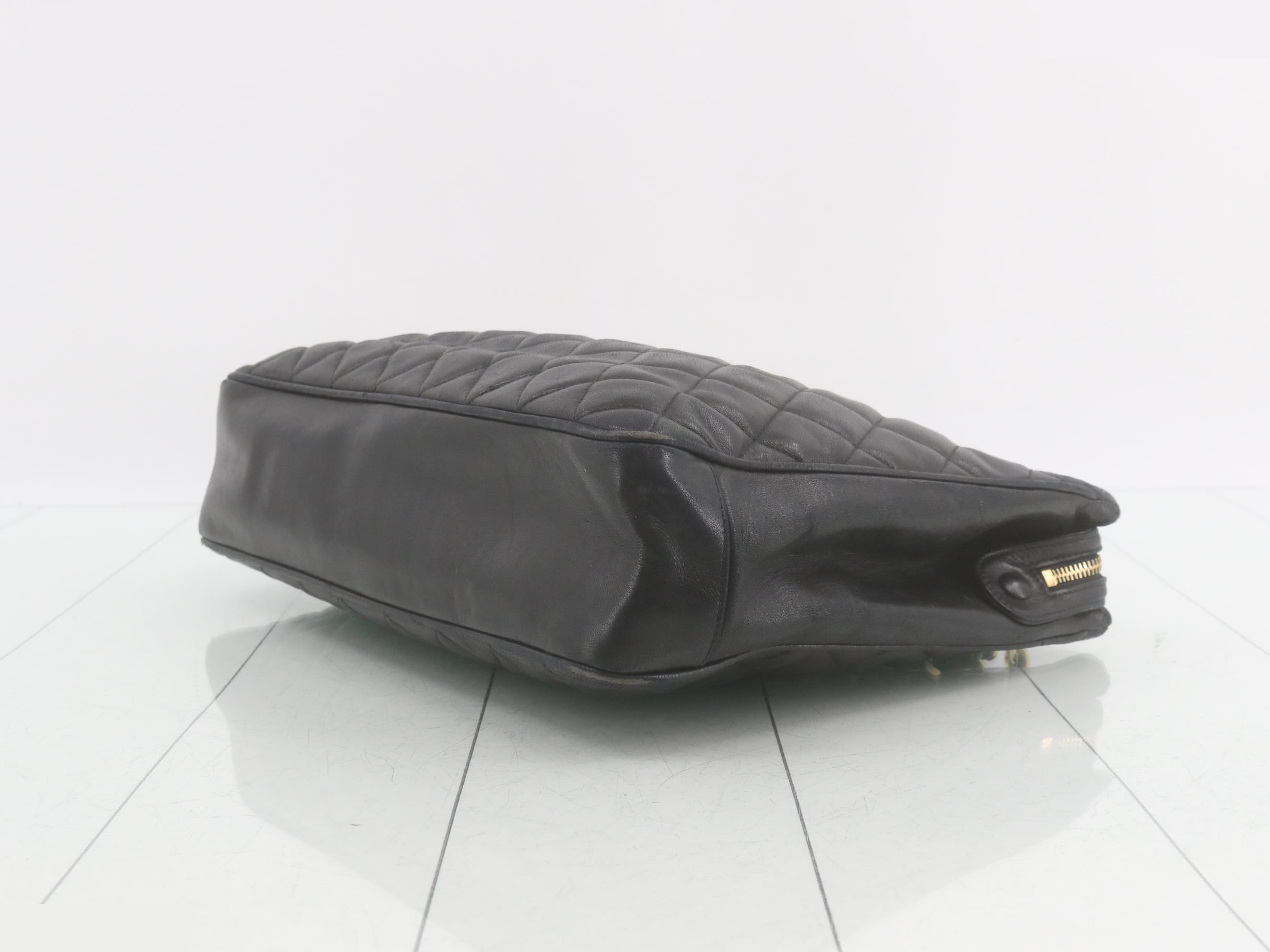 Matelassé Chain Tote Bag — view 6
