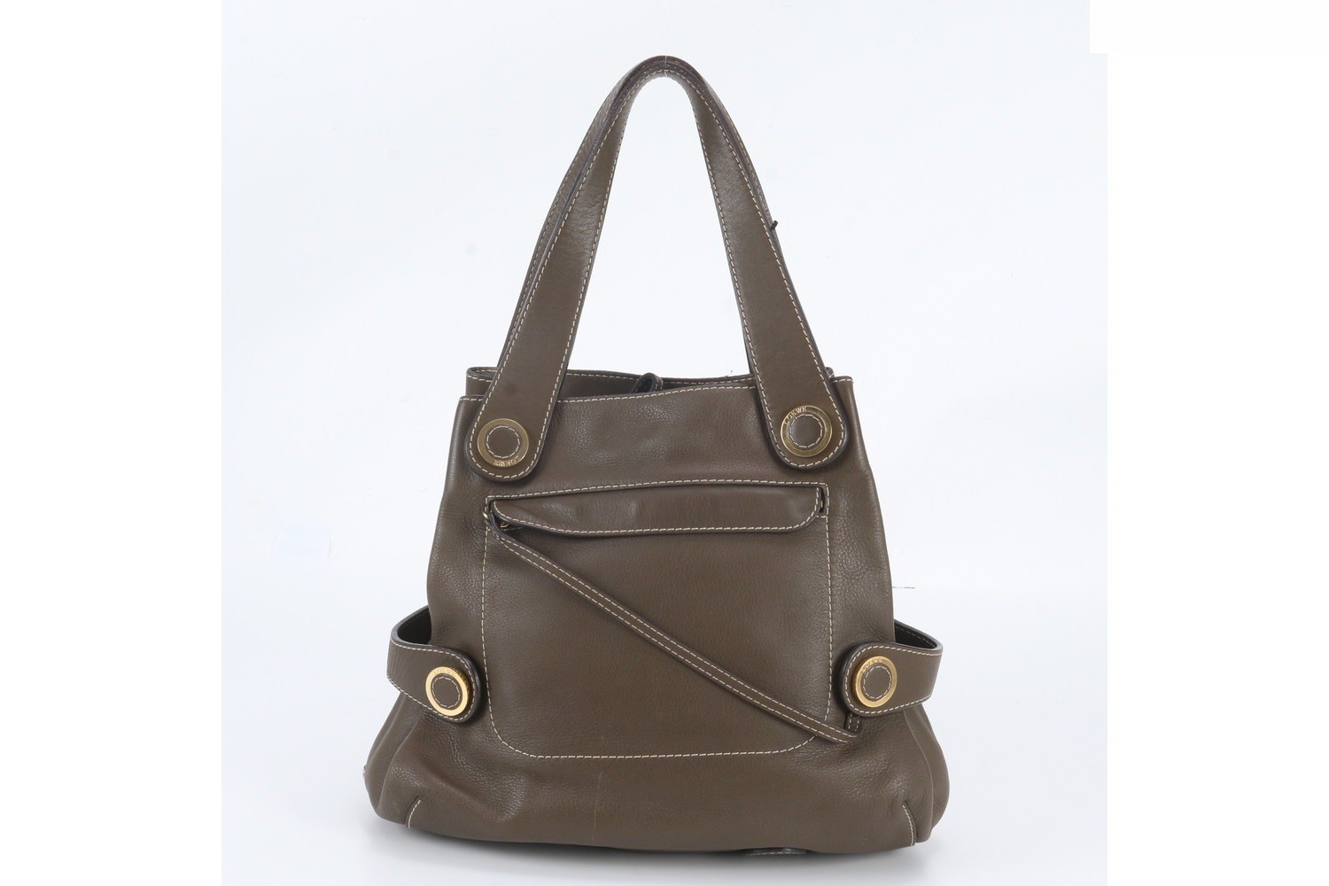 Leather tote bag, shoulder bag, handbag — view 3