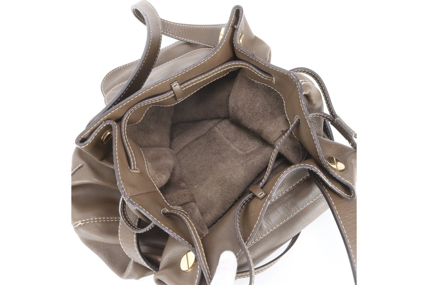 Leather tote bag, shoulder bag, handbag — view 7