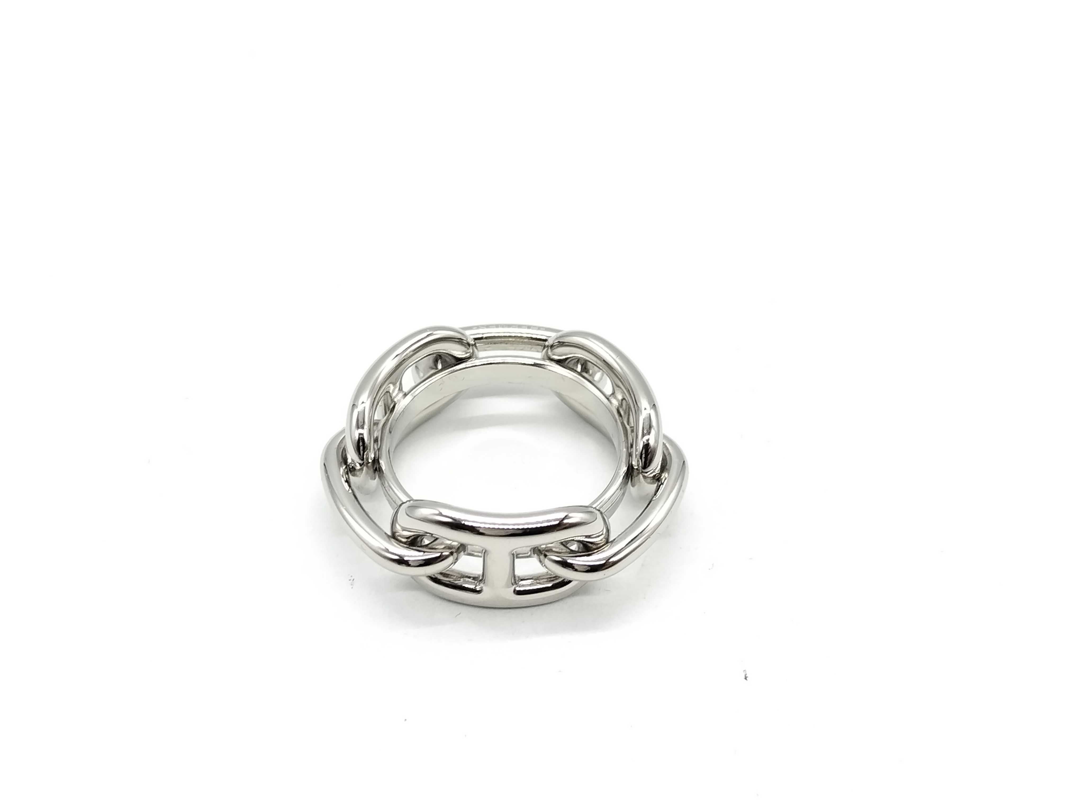 Chaine d'Ancre Scarf Ring, Silver Color, Other Accessories — view 2