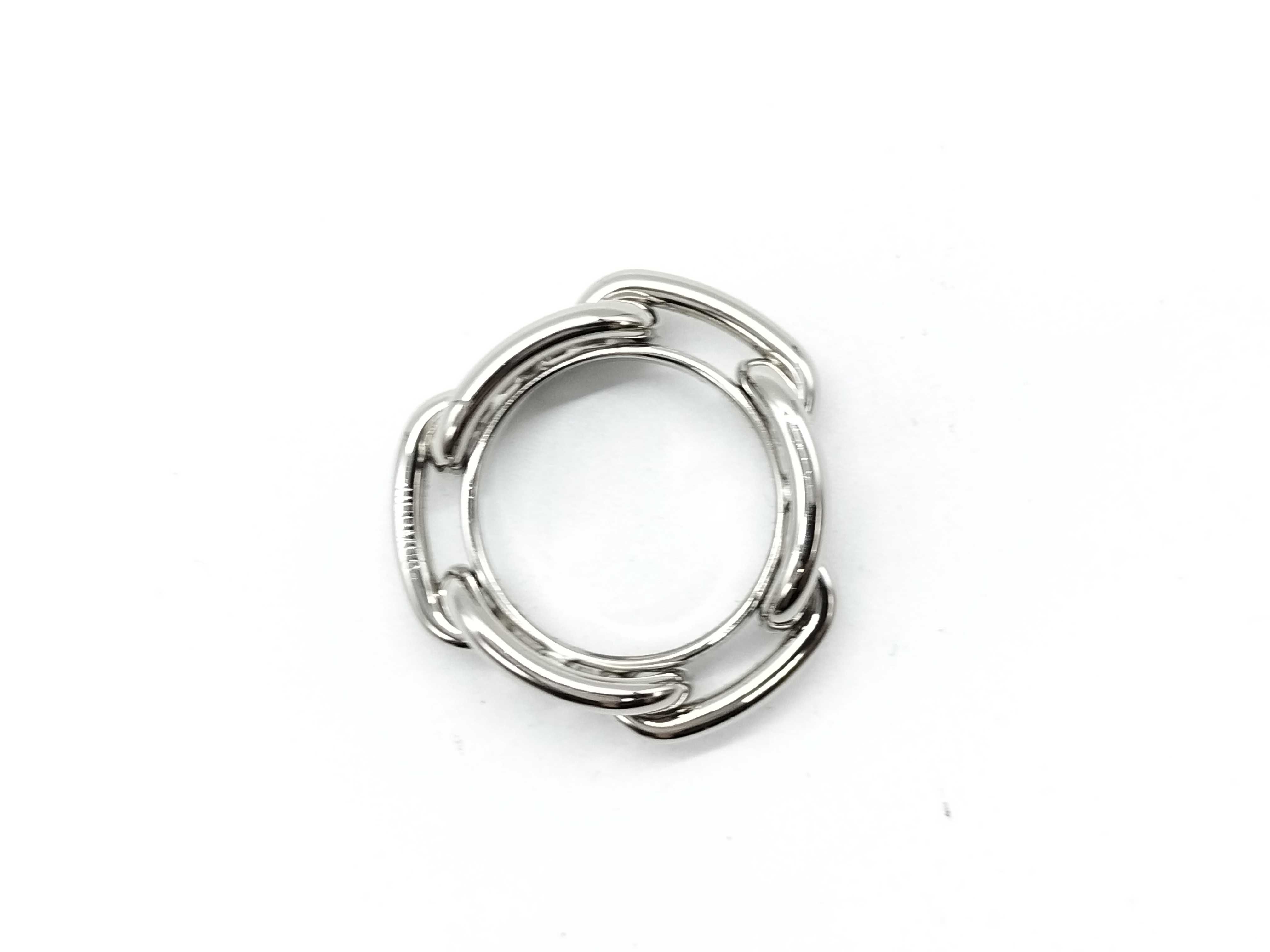 Chaine d'Ancre Scarf Ring, Silver Color, Other Accessories — view 4
