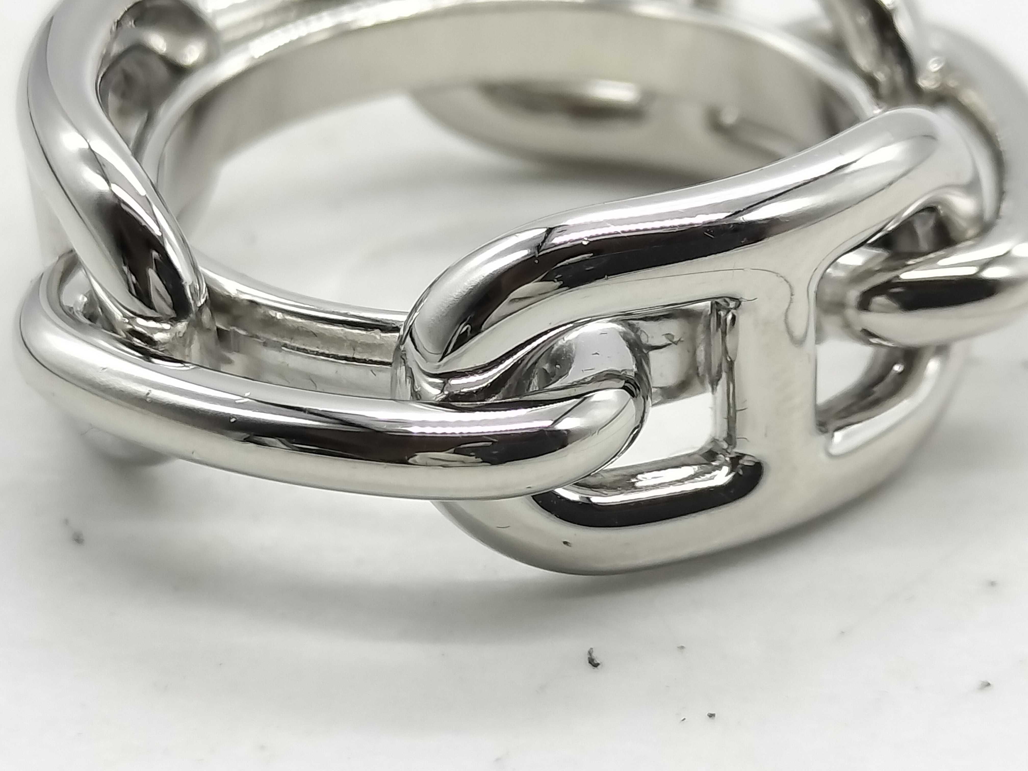 Chaine d'Ancre Scarf Ring, Silver Color, Other Accessories — view 8