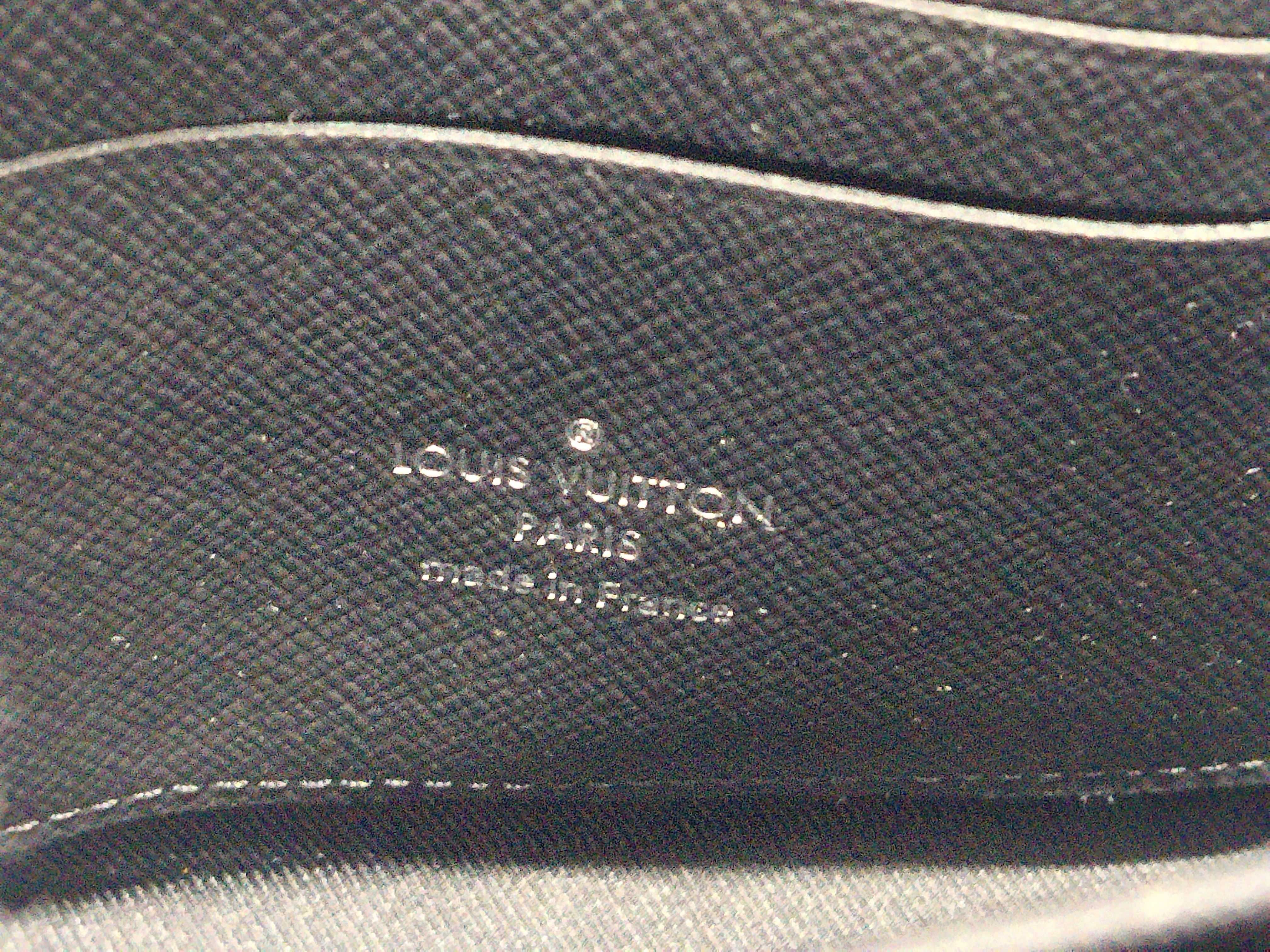 Damier Graphite Louis Vuitton Damier Graphite LV Damier Alpha Wearable Wallet RFID Shoulder Bag Unused N60418 Wallet — view 11