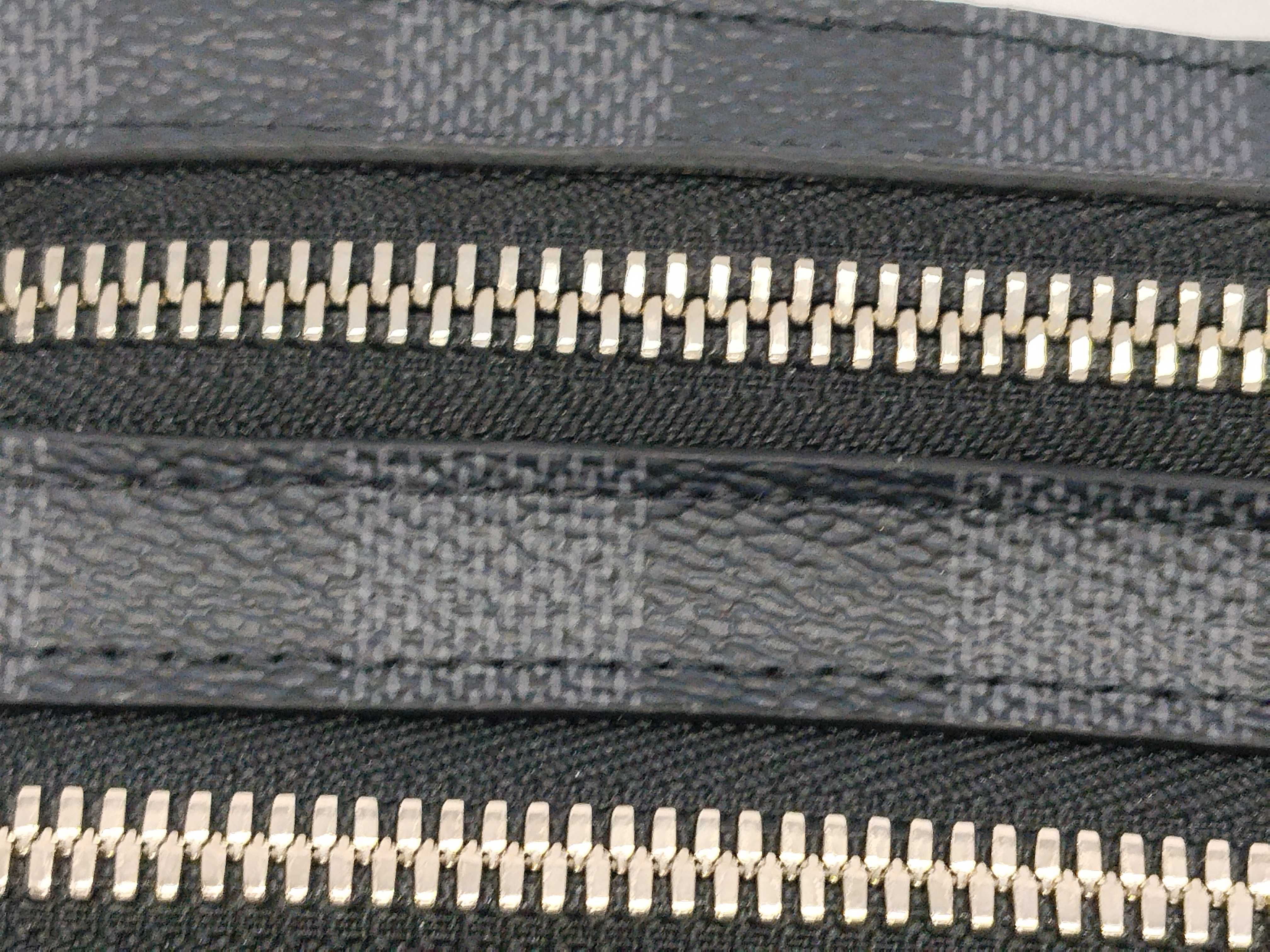 Damier Graphite Louis Vuitton Damier Graphite LV Damier Alpha Wearable Wallet RFID Shoulder Bag Unused N60418 Wallet — view 6