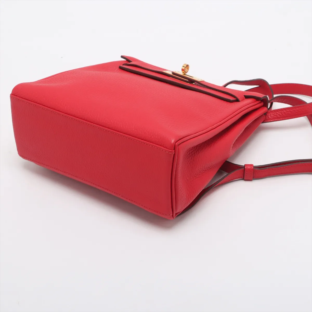 [Individually wrapped] Hermes Kelly Ad PM Taurillon Clemence Rouge Coup Gold hardware D:2019 — view 3