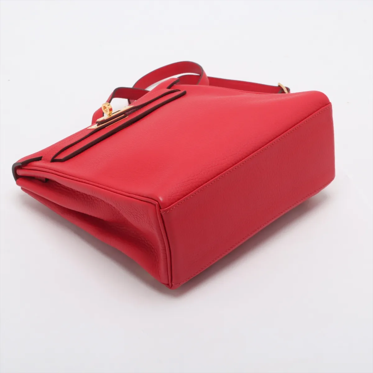 [Individually wrapped] Hermes Kelly Ad PM Taurillon Clemence Rouge Coup Gold hardware D:2019 — view 4