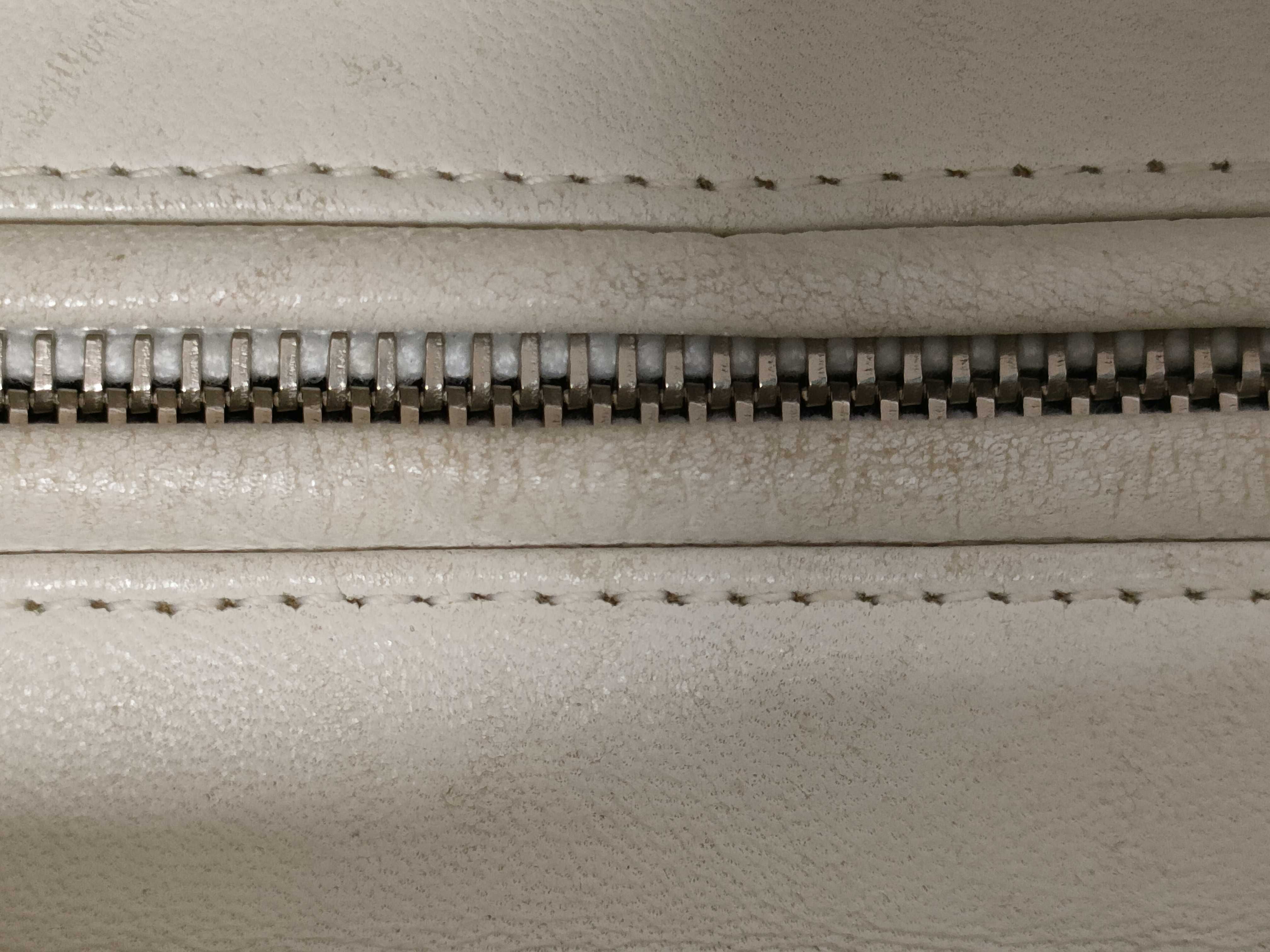 Lady Dior Leather White 2-Way Handbag — view 12