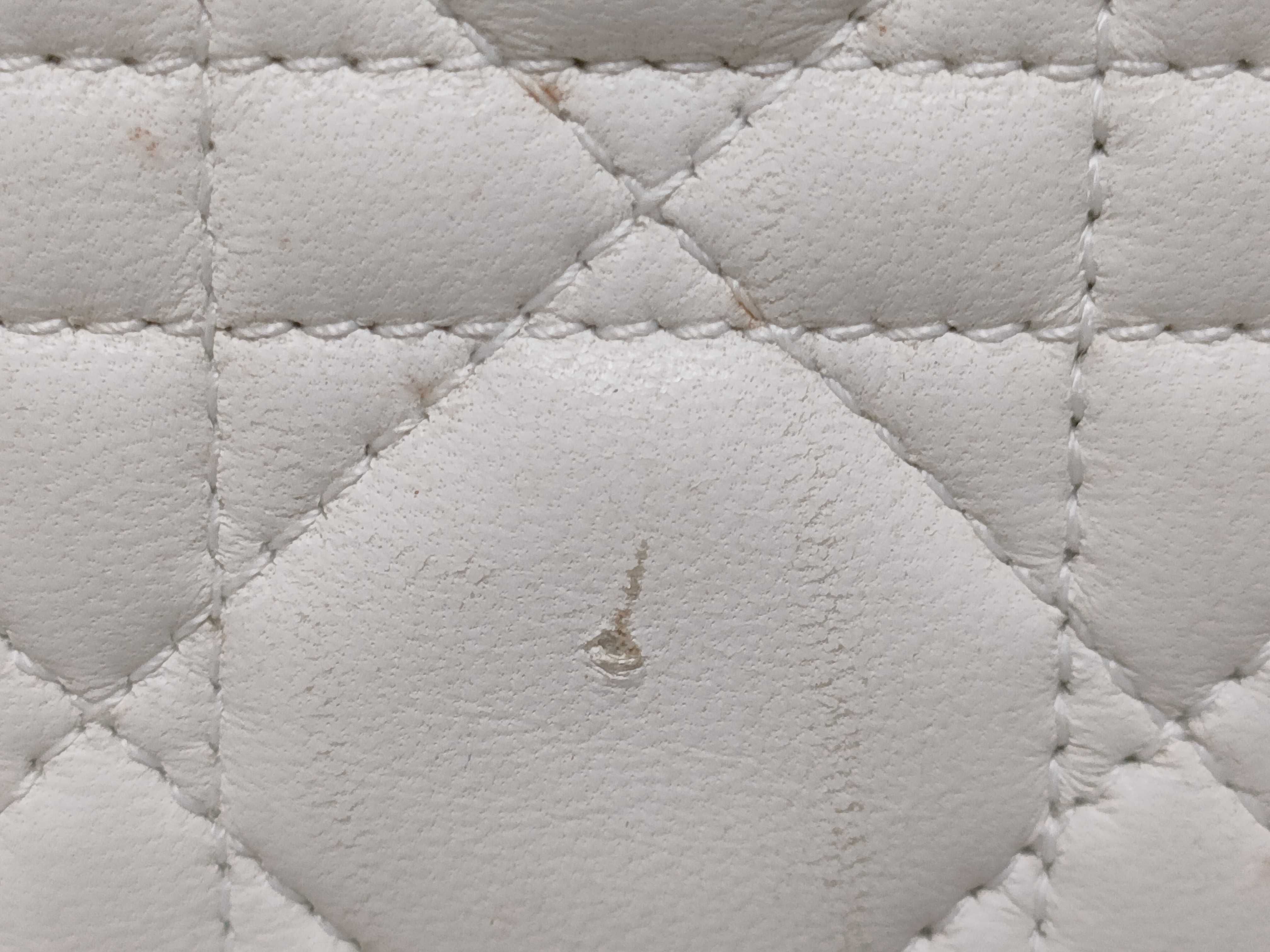 Lady Dior Leather White 2-Way Handbag — view 14