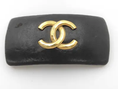 Barrette / Leather Hair Accessory