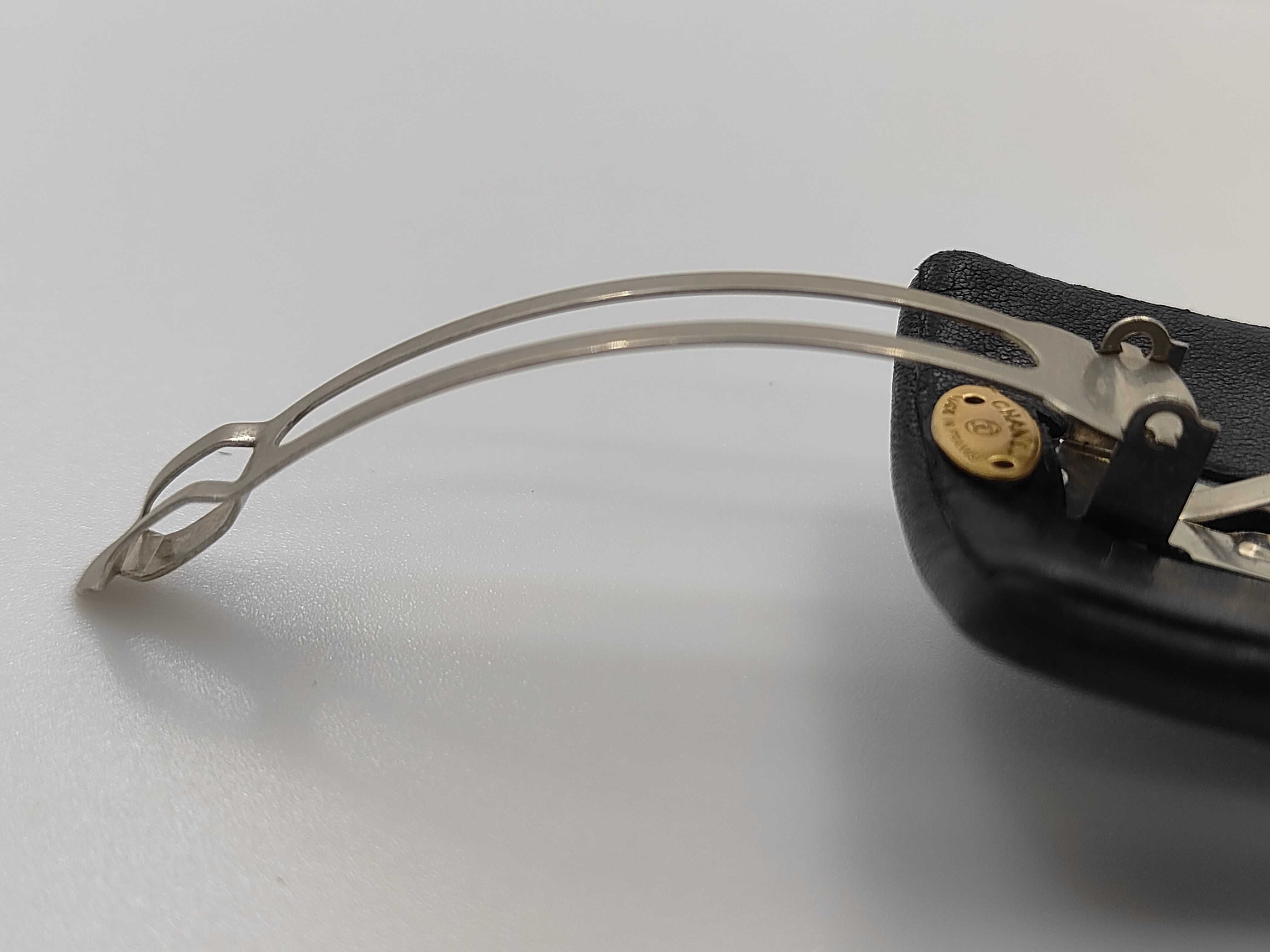 Barrette / Leather Hair Accessory — view 3