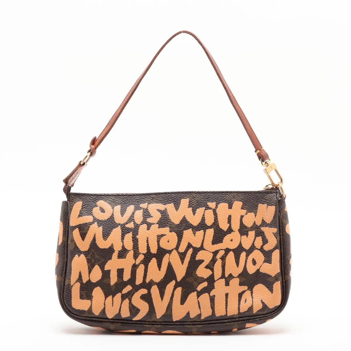 Monogram Graffiti Pochette Accessoires M92193 AR0041 Brown (Aftermarket Zipper) — view 2