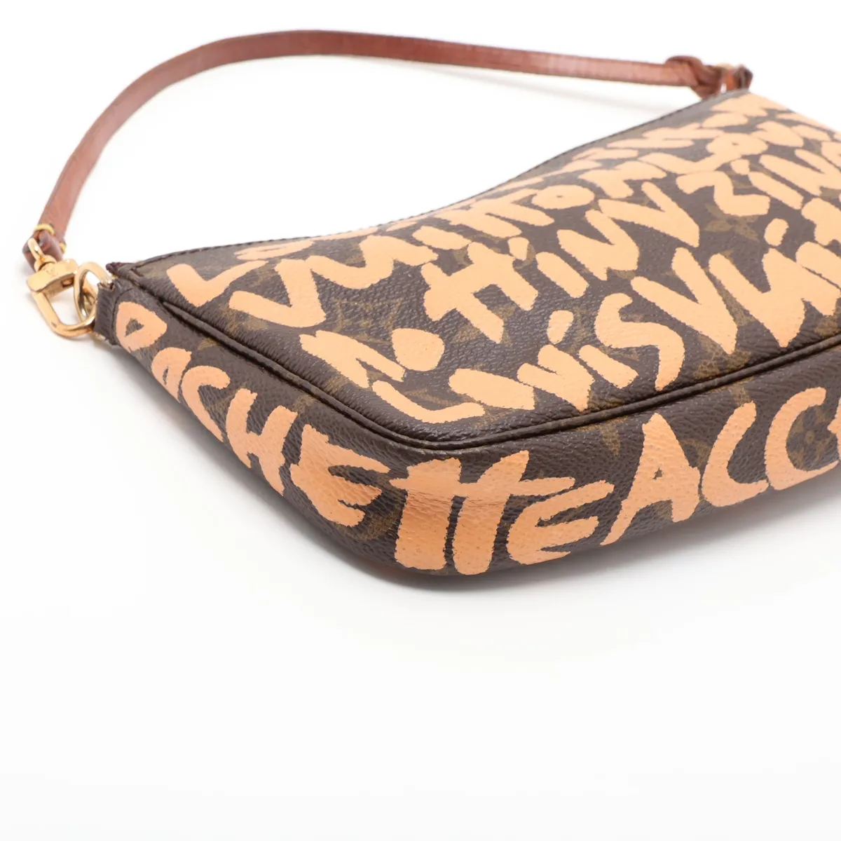 Monogram Graffiti Pochette Accessoires M92193 AR0041 Brown (Aftermarket Zipper) — view 4