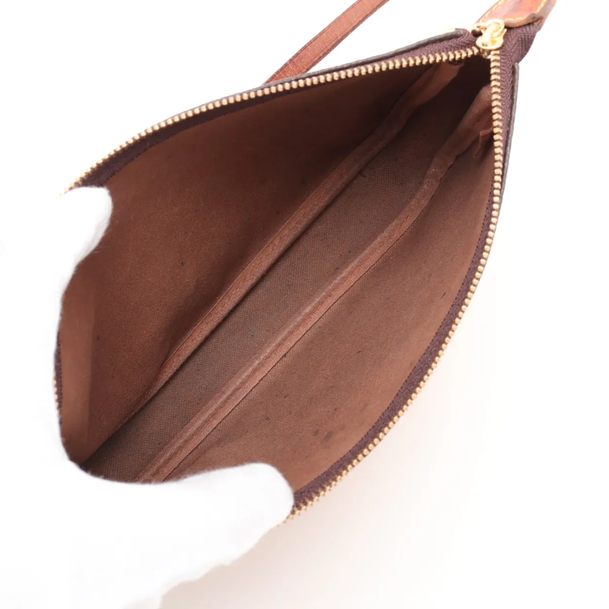 Monogram Graffiti Pochette Accessoires M92193 AR0041 Brown (Aftermarket Zipper) — view 7