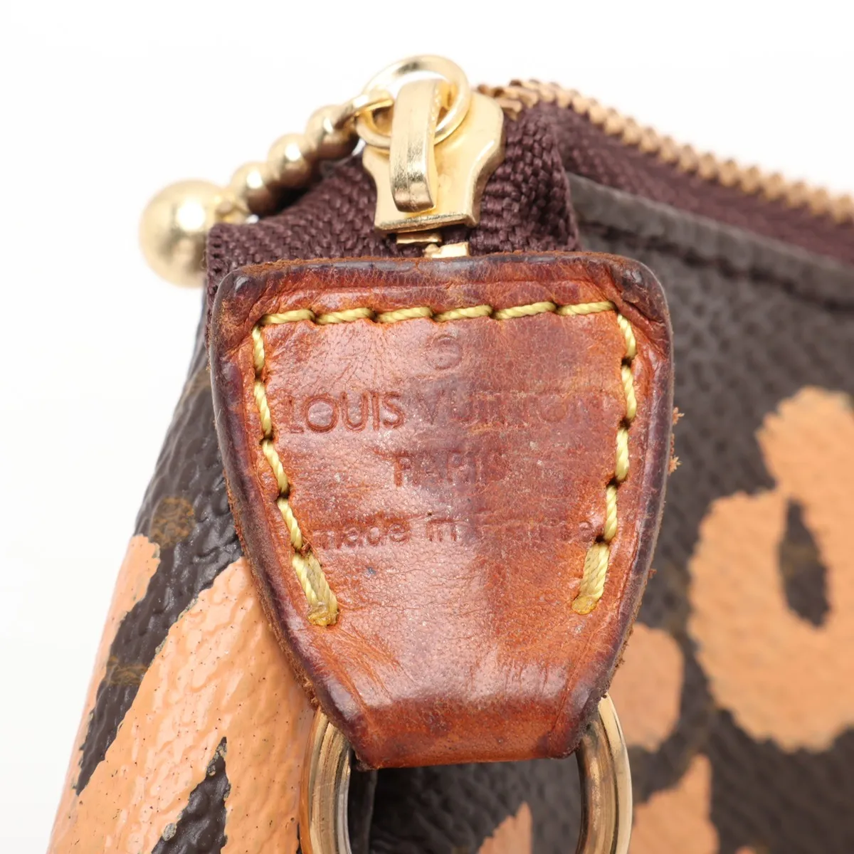 Monogram Graffiti Pochette Accessoires M92193 AR0041 Brown (Aftermarket Zipper) — view 8