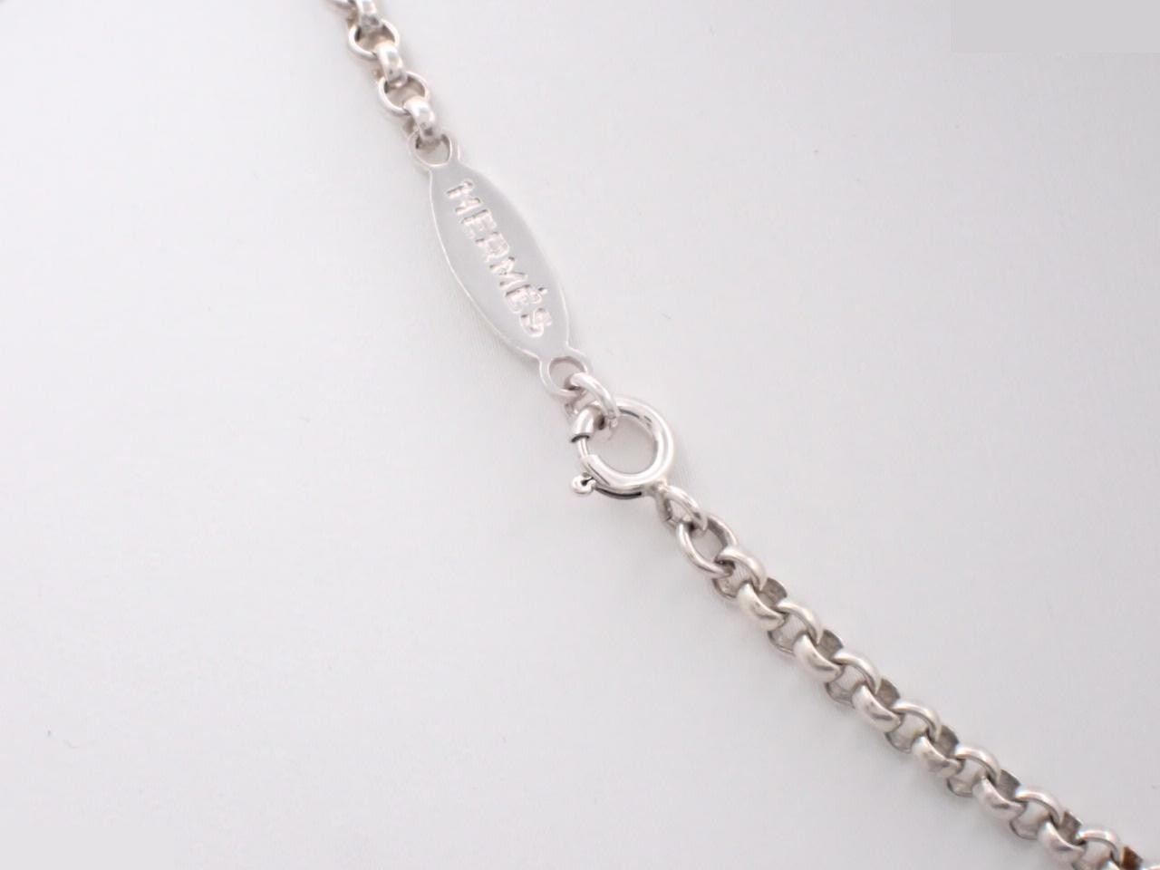 Roll chain necklace, Ag925/10.8g, total length approximately 40cm — view 2