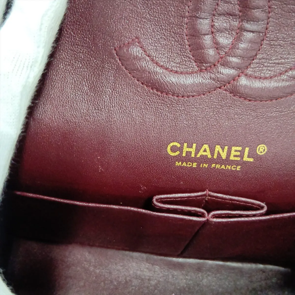 [Individually packaged] Chanel Matelassé 25 Lambskin Double Flap Double Chain Bag, Black with Gold Hardware, 8792668, Series 8, A01112 — view 15