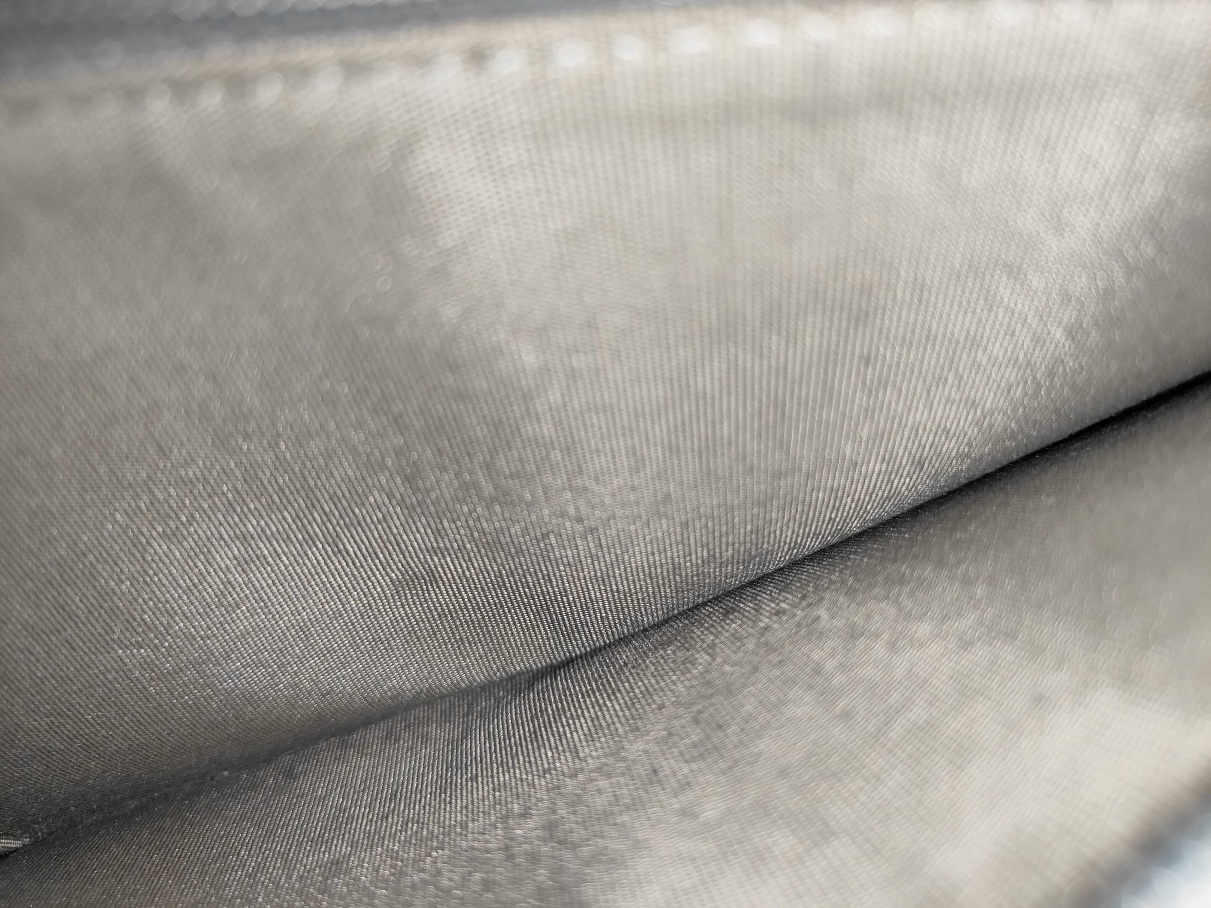 Matelassé Long Wallet, Caviar Leather, Silver Hardware, Gray, 24704244 — view 9