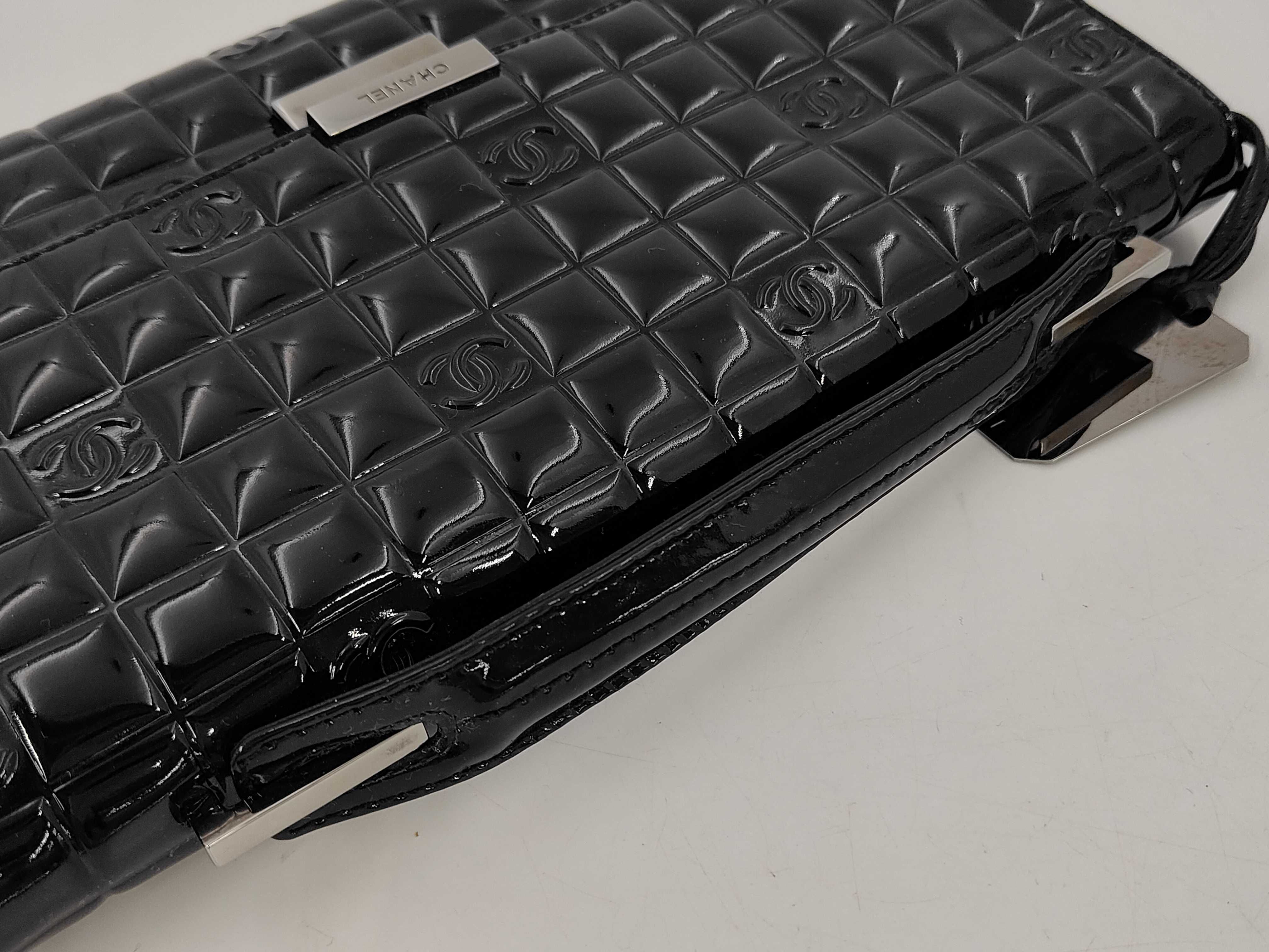 Enamel Patent Chocolate Bar Handbag — view 5
