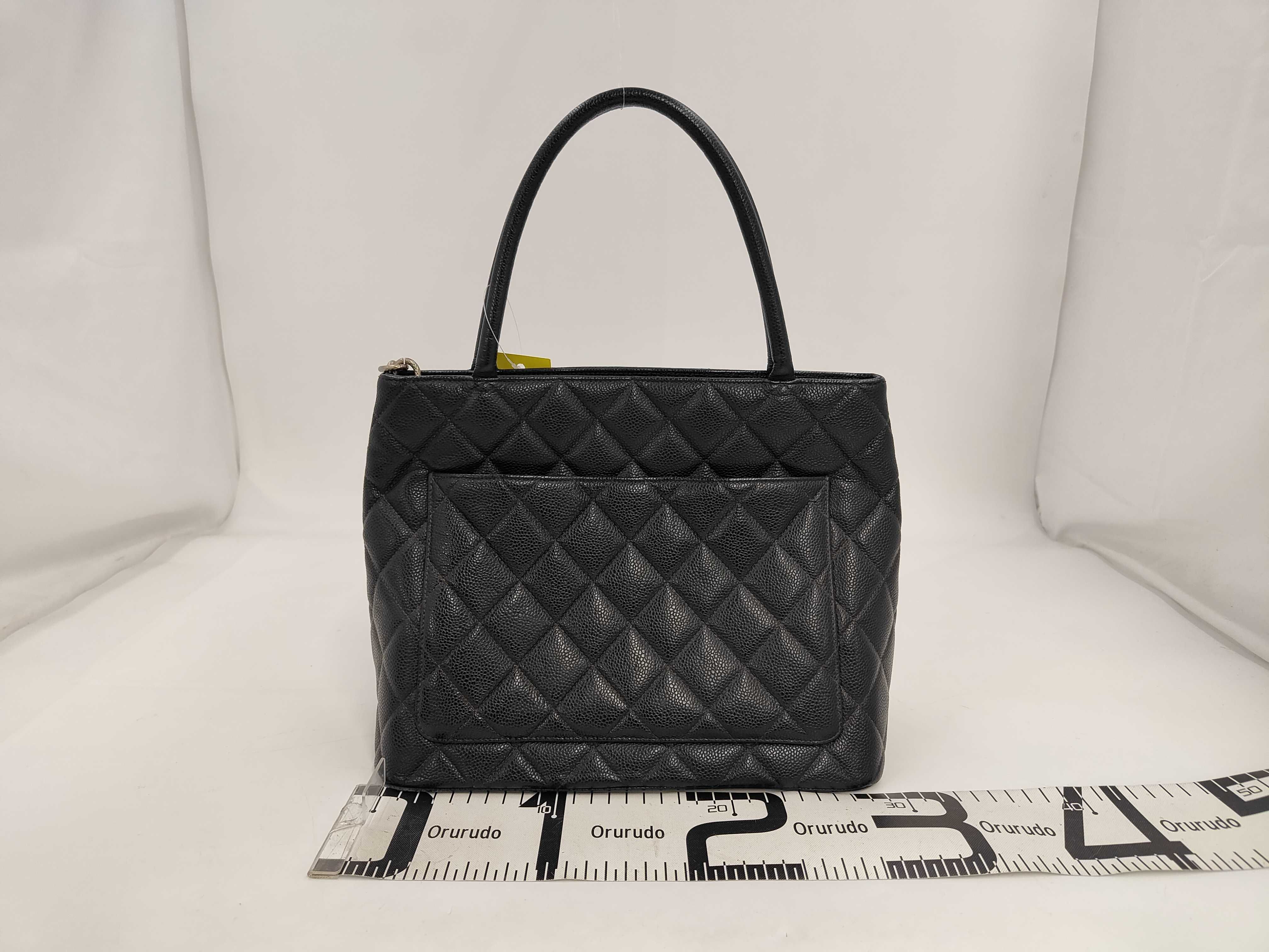 Caviar Skin Reissue Tote Bag with Silver Hardware, Series 7 — view 2