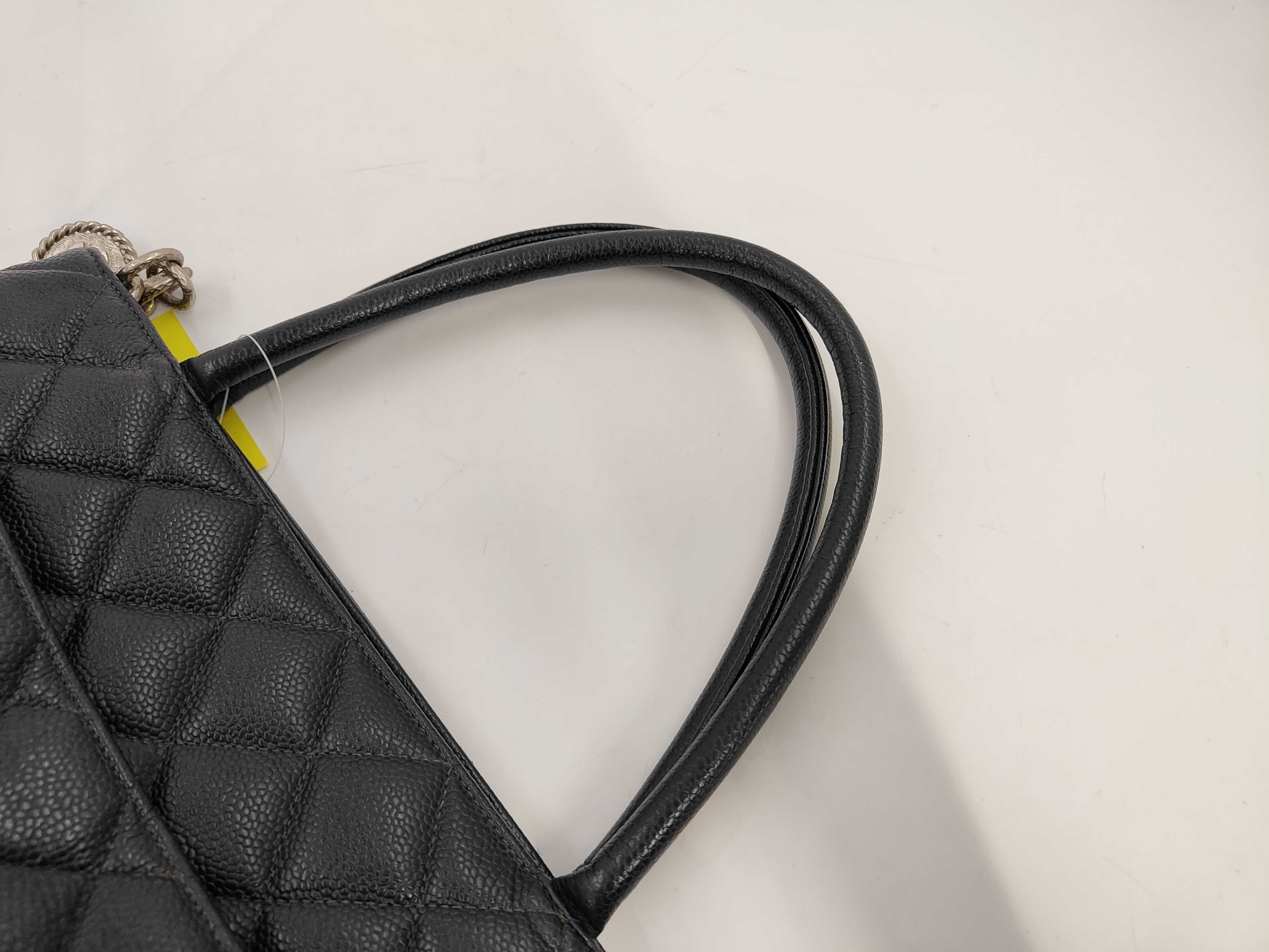 Caviar Skin Reissue Tote Bag with Silver Hardware, Series 7 — view 5