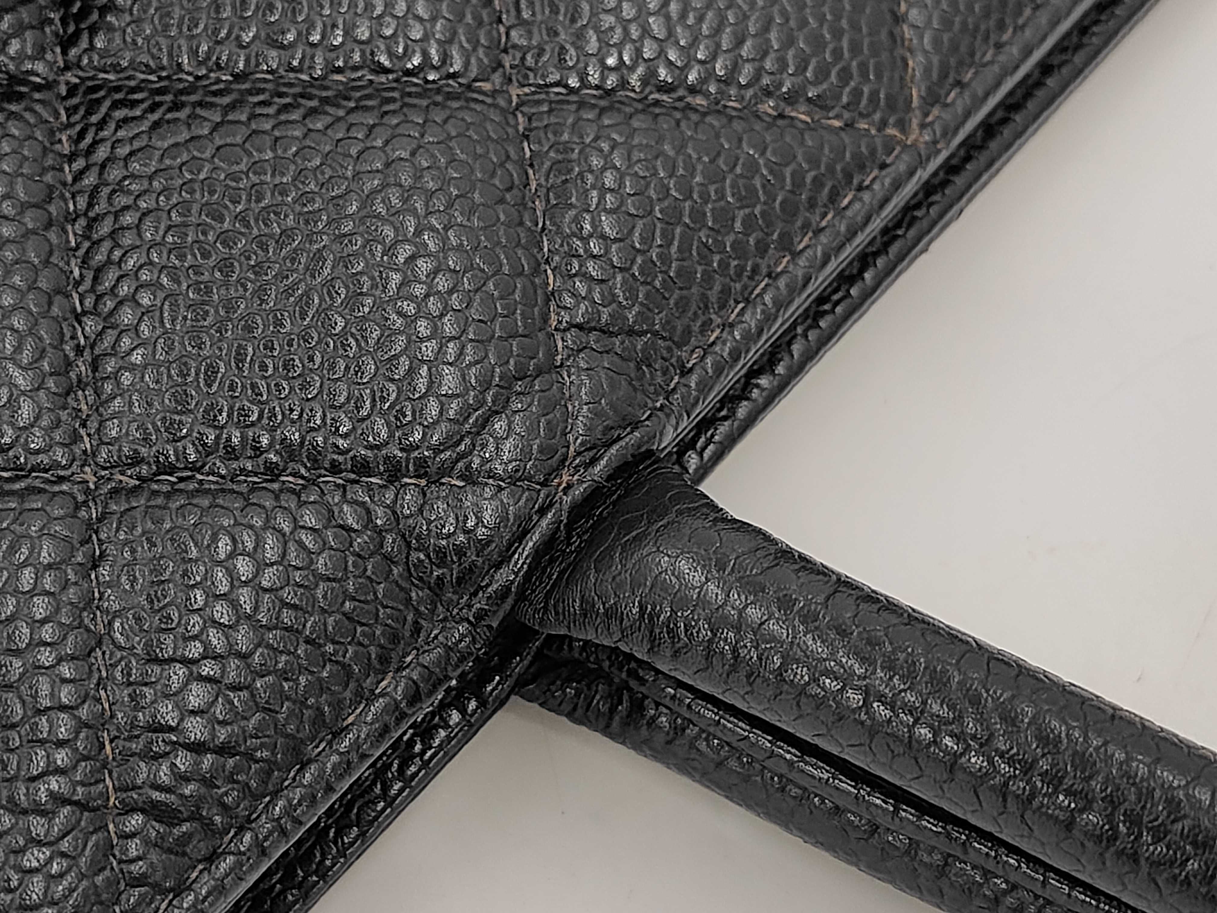 Caviar Skin Reissue Tote Bag with Silver Hardware, Series 7 — view 7