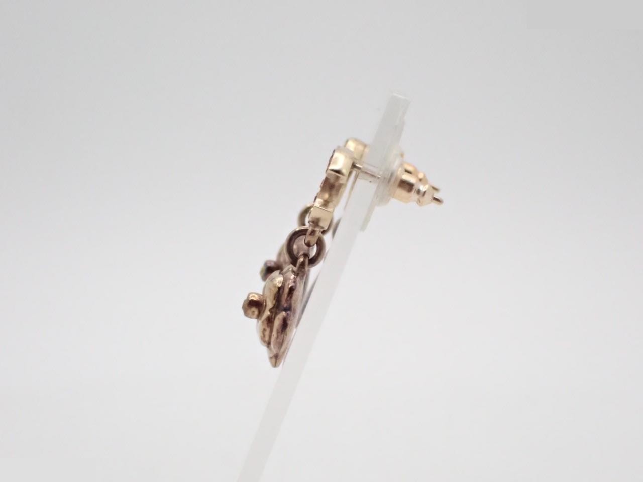 Camellia Coco Mark Earrings — view 3