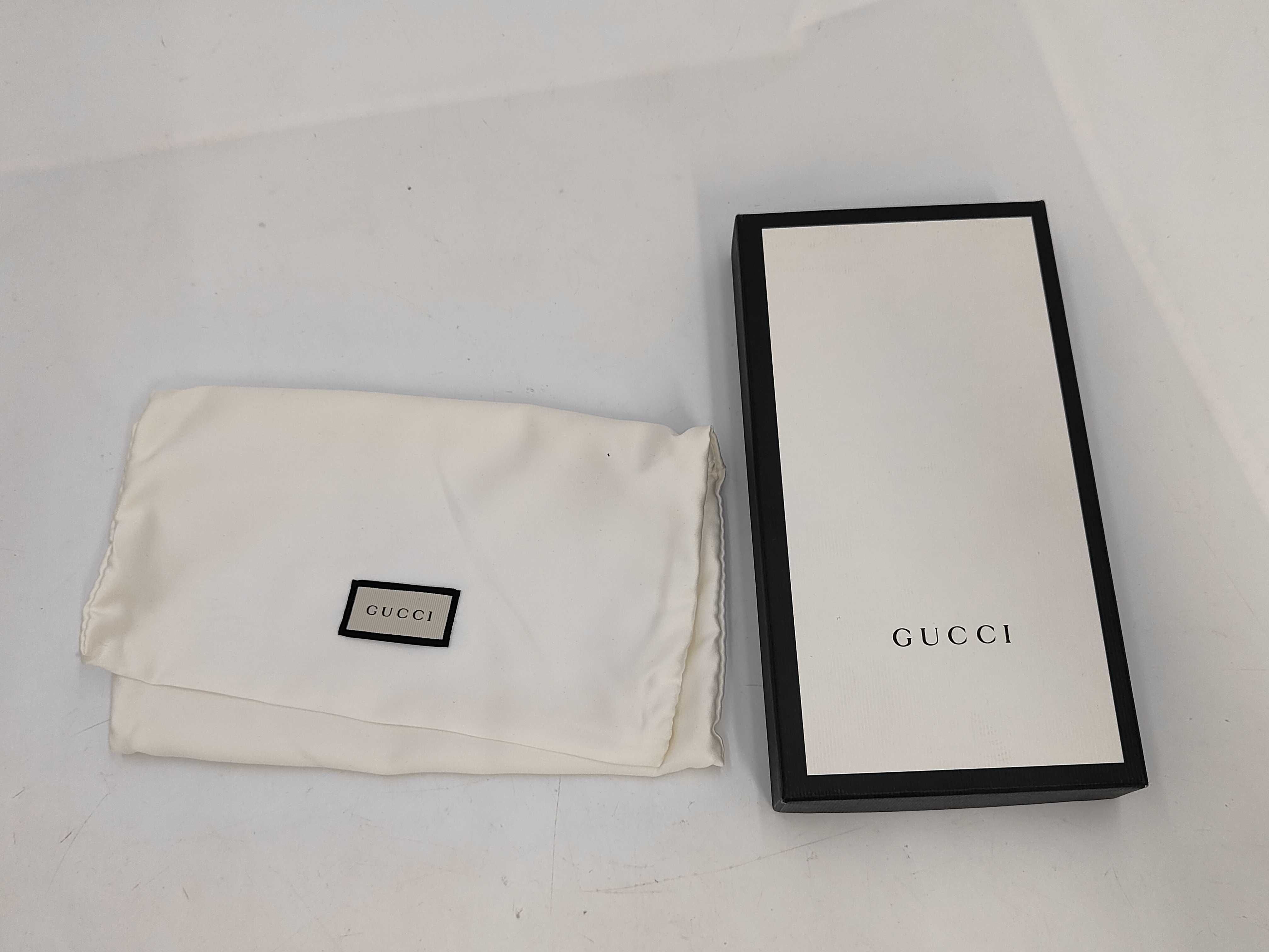 GG Shima Leather Dorian Black 473928 Long Wallet — view 9