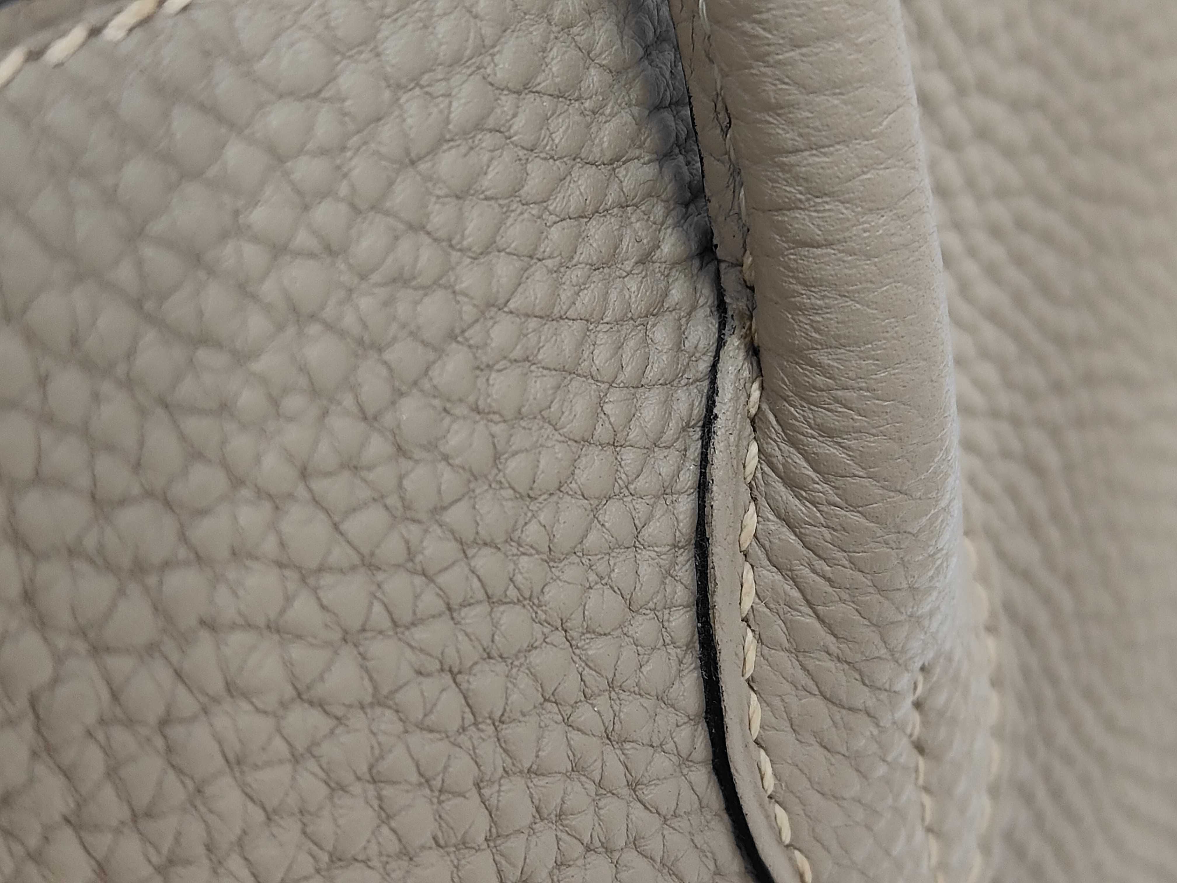 Bolide 1923 Taurillon Clemence Etoupe Handbag (with key, without padlock) J — view 3