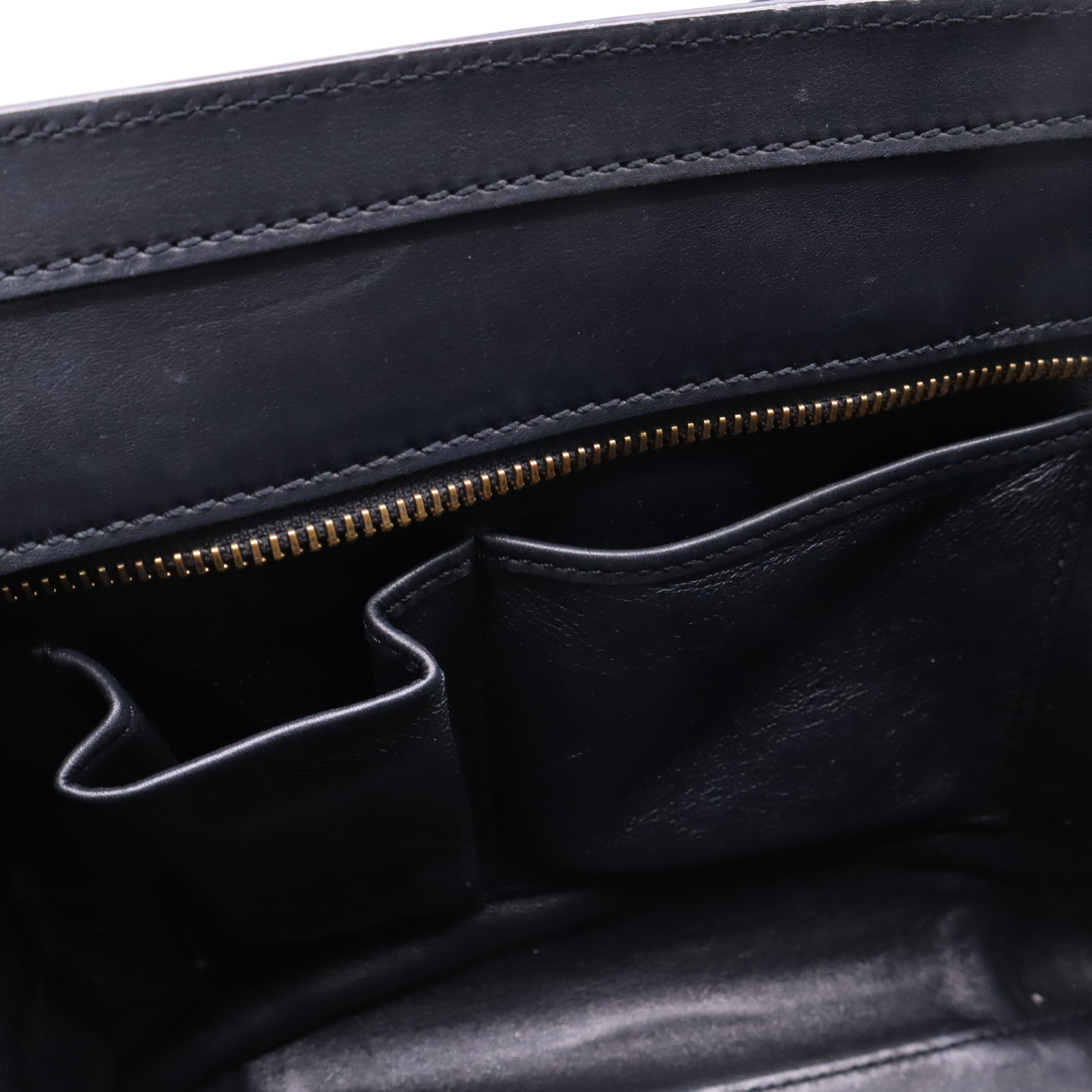 Luggage Micro Shopper Black Handbag — view 9