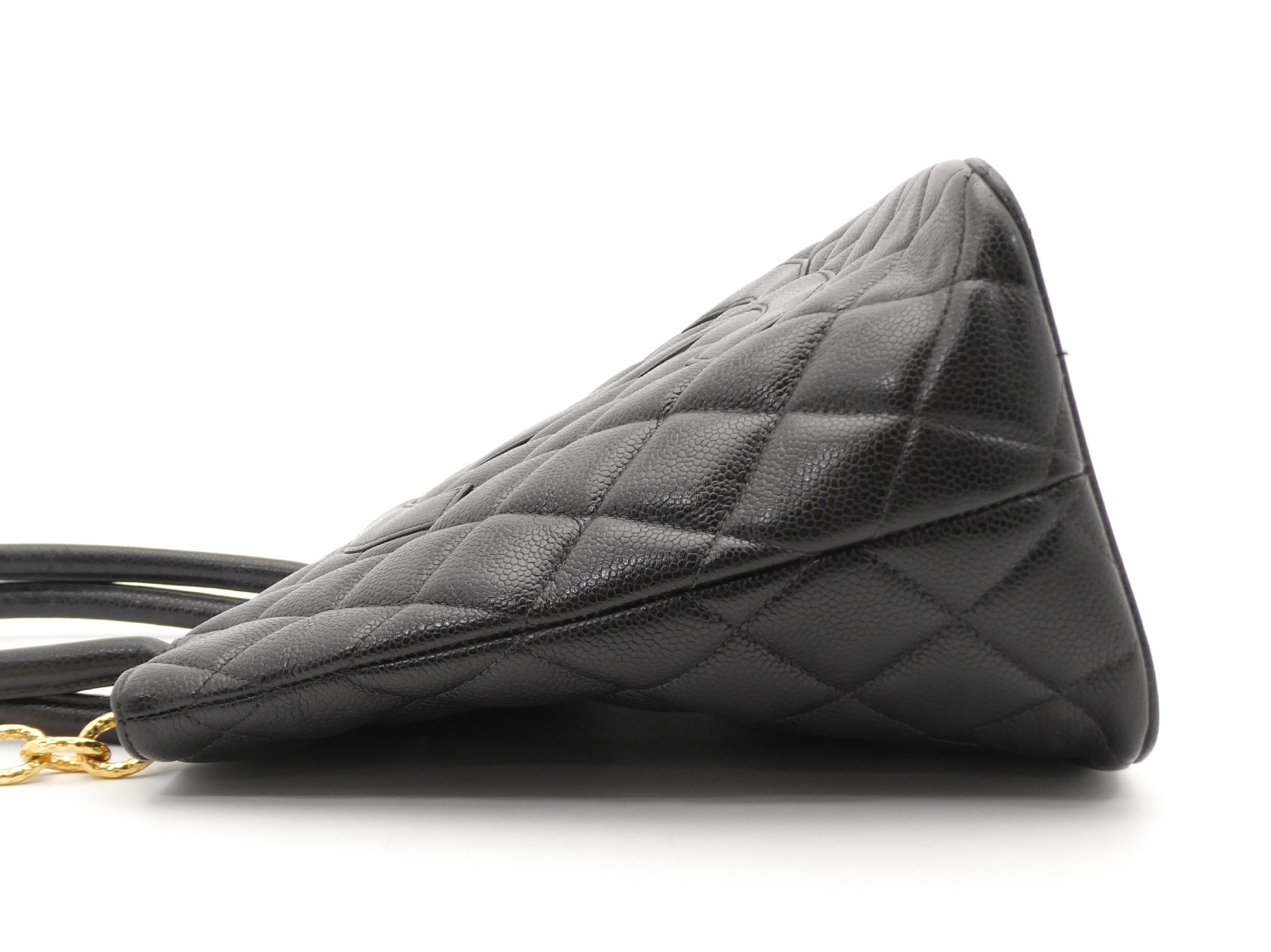 Reissue Tote Bag with Coco Mark and Caviar Leather — view 4
