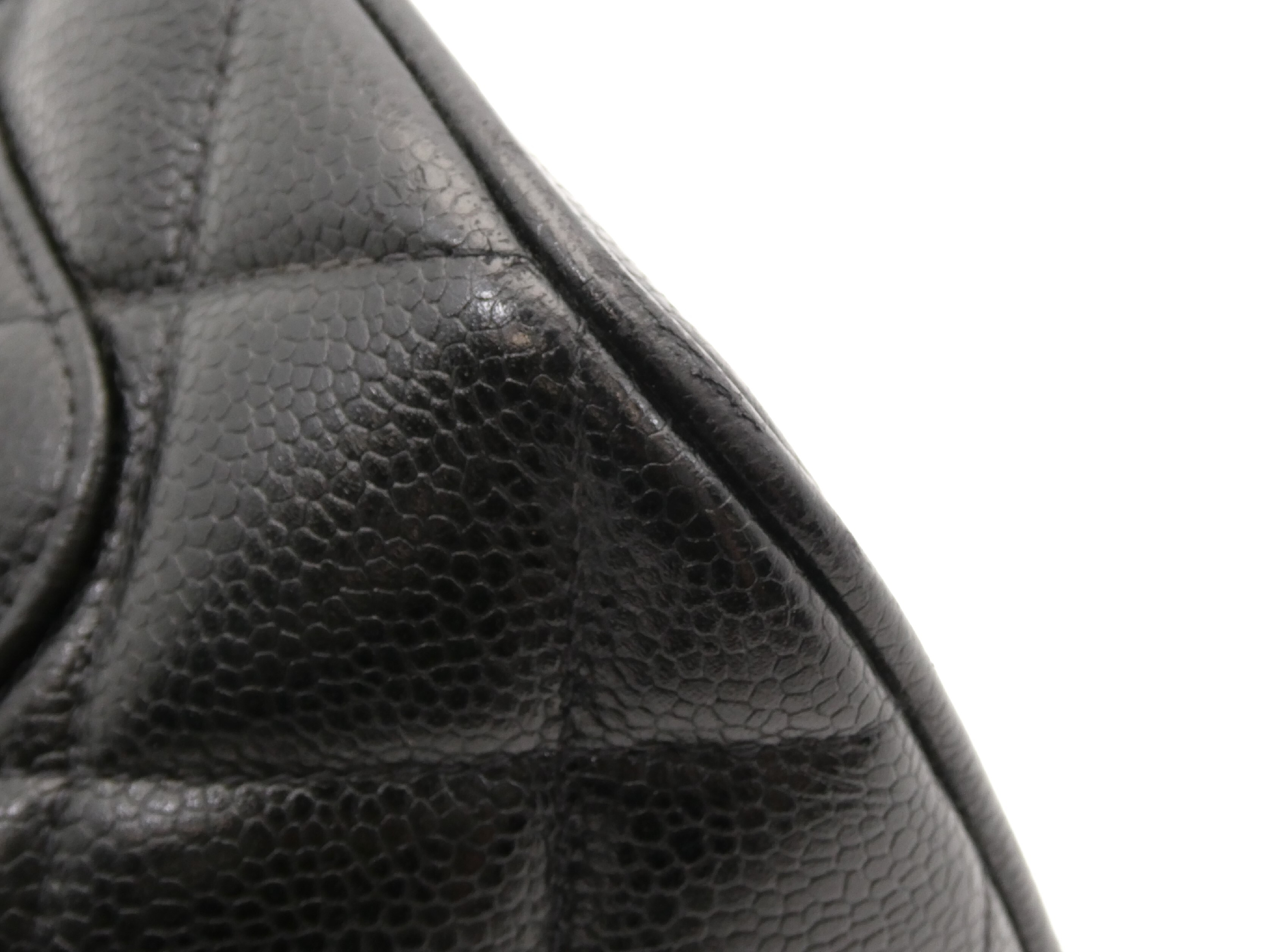 Reissue Tote Bag with Coco Mark and Caviar Leather — view 10
