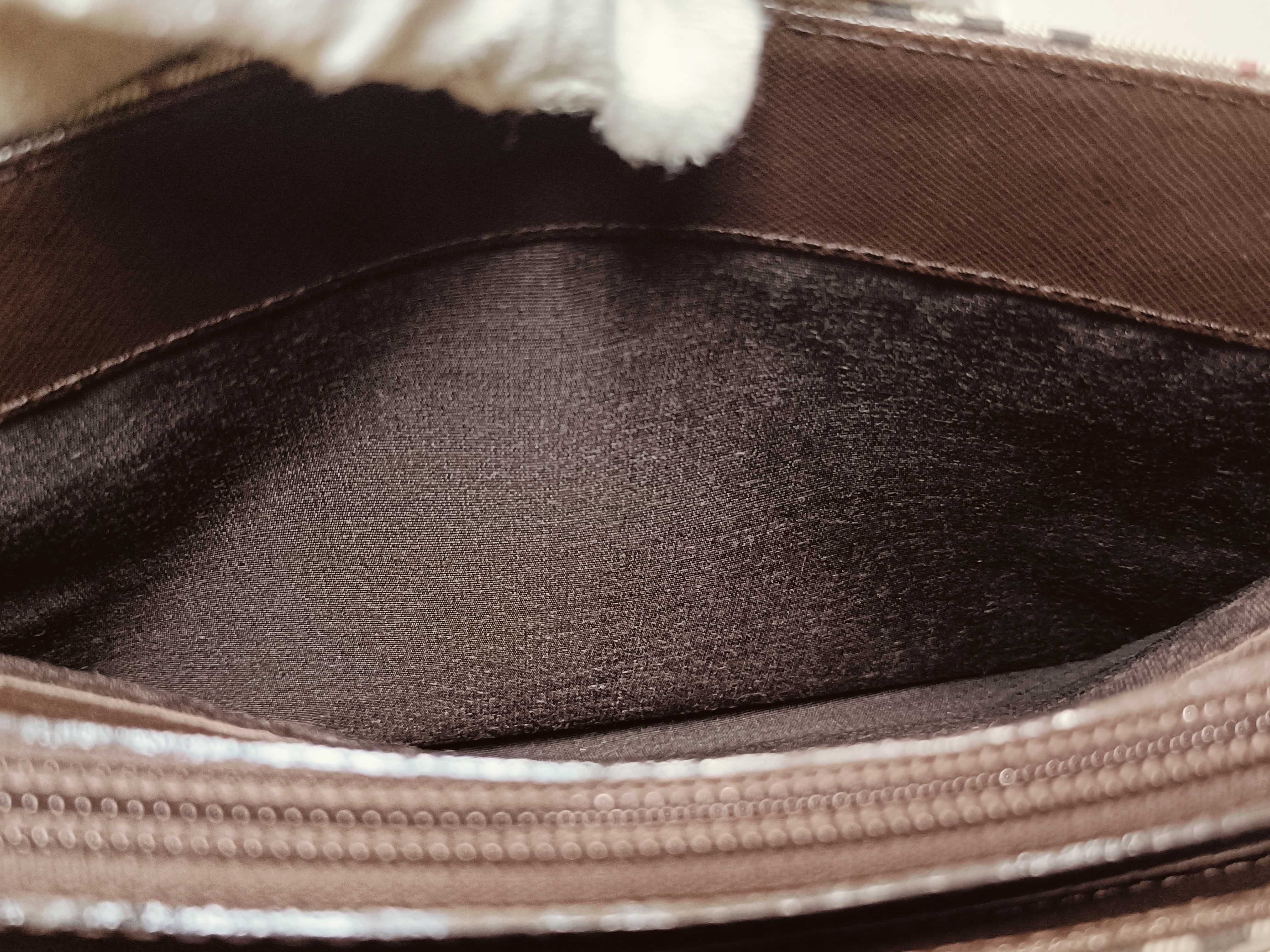 Nova Check Canvas x Leather Hand Tote Bag — view 12