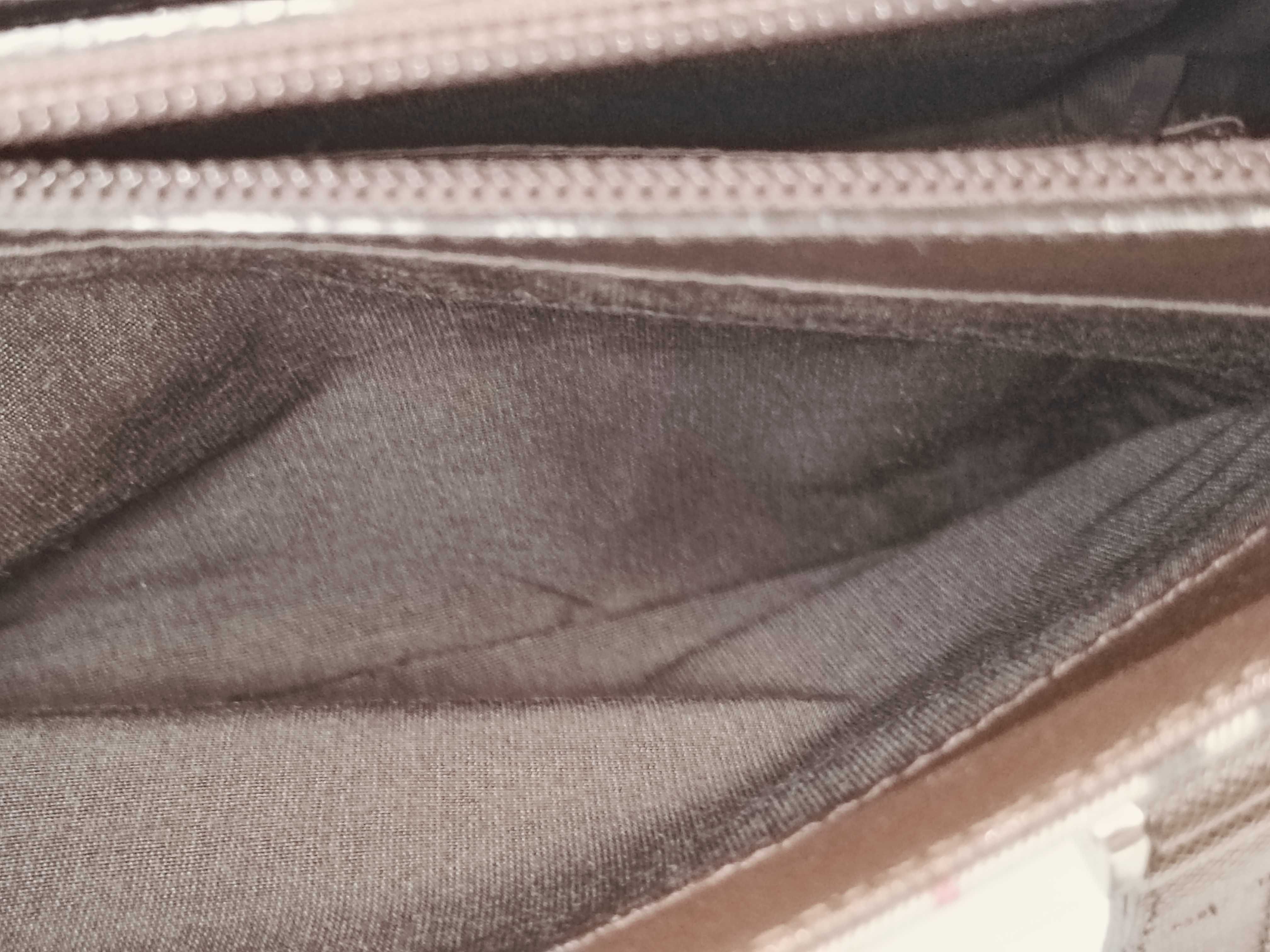 Nova Check Canvas x Leather Hand Tote Bag — view 14