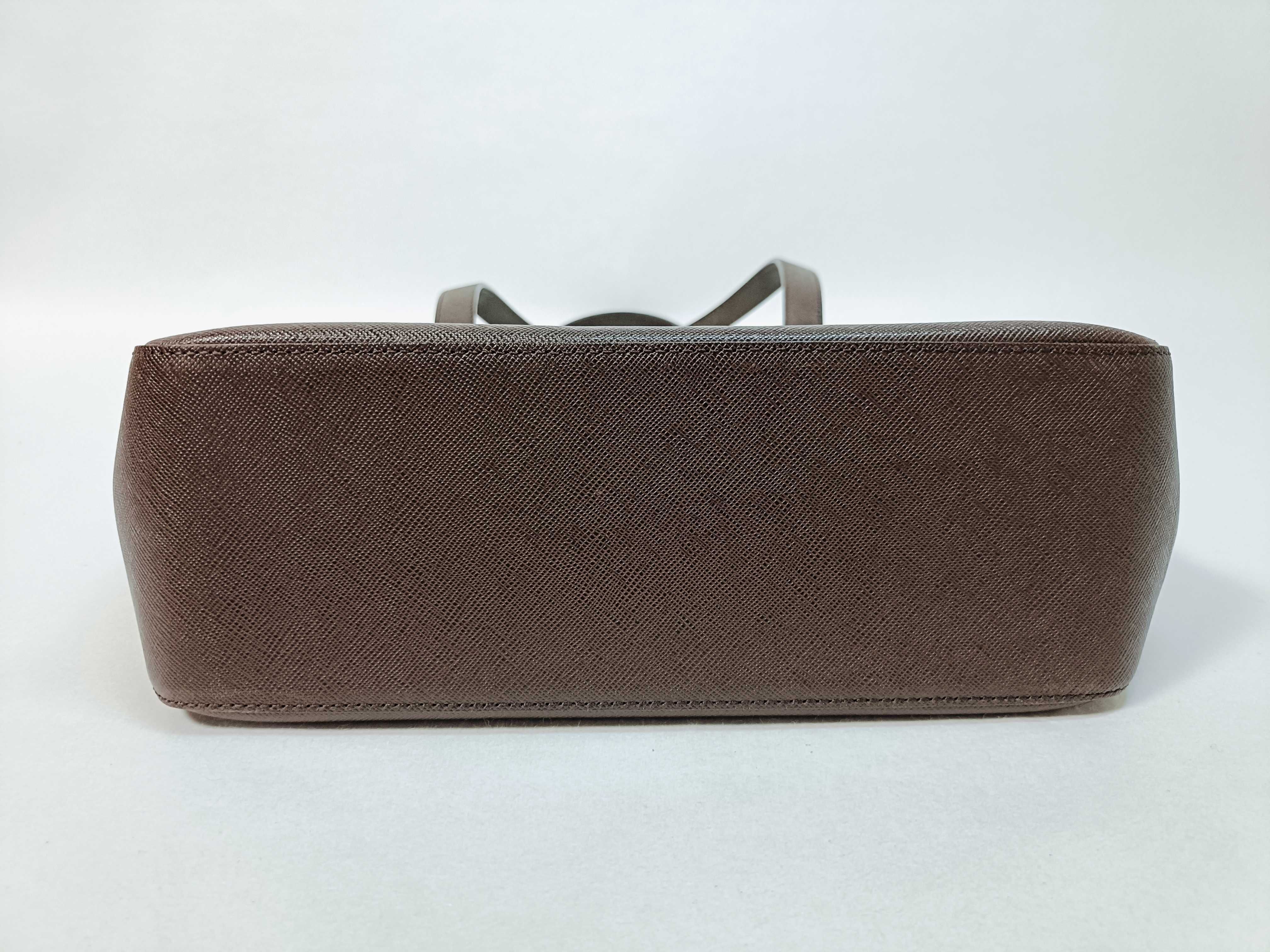 Nova Check Canvas x Leather Hand Tote Bag — view 7