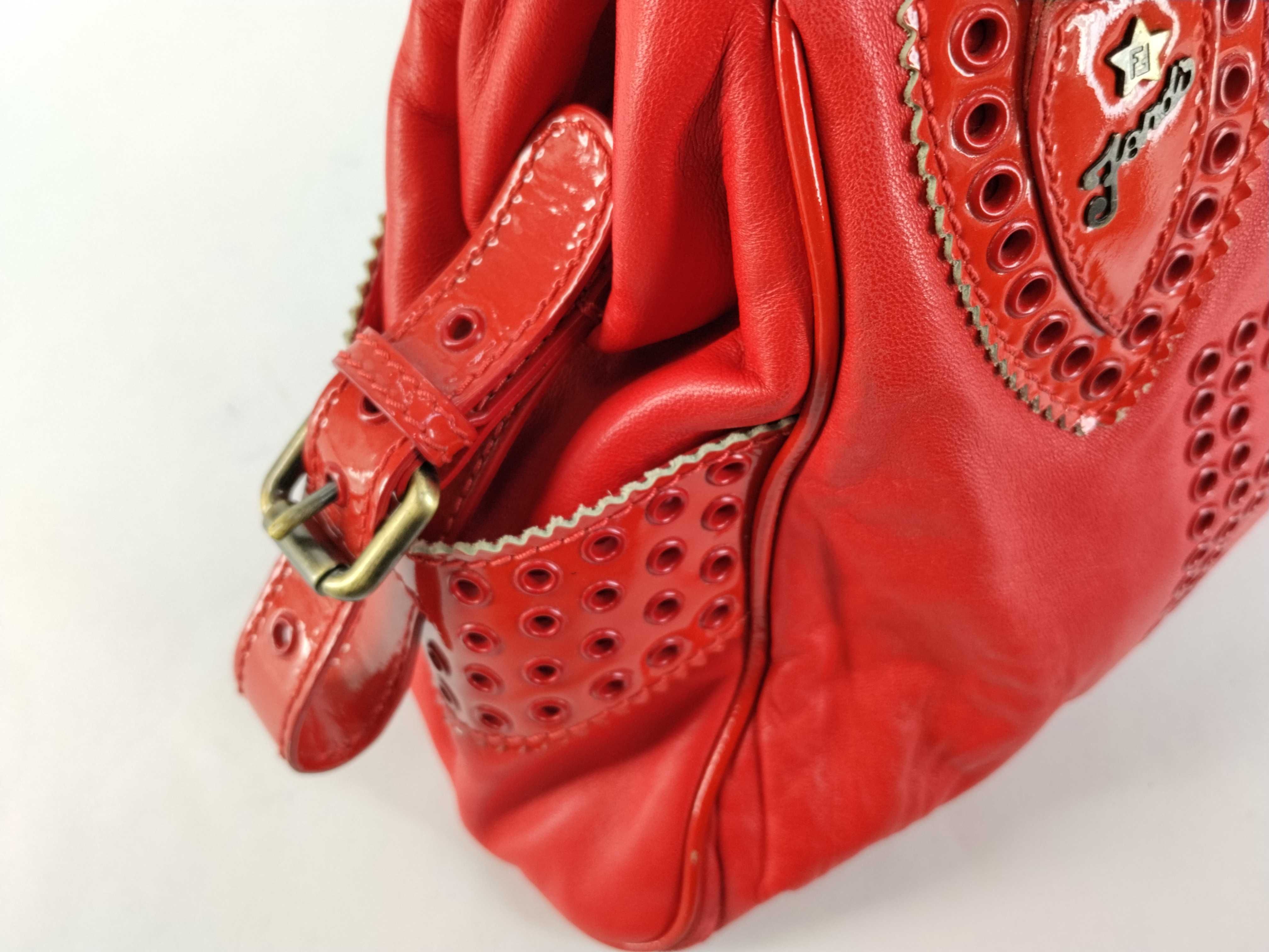 Etnico FF Studded Leather Handbag — view 8